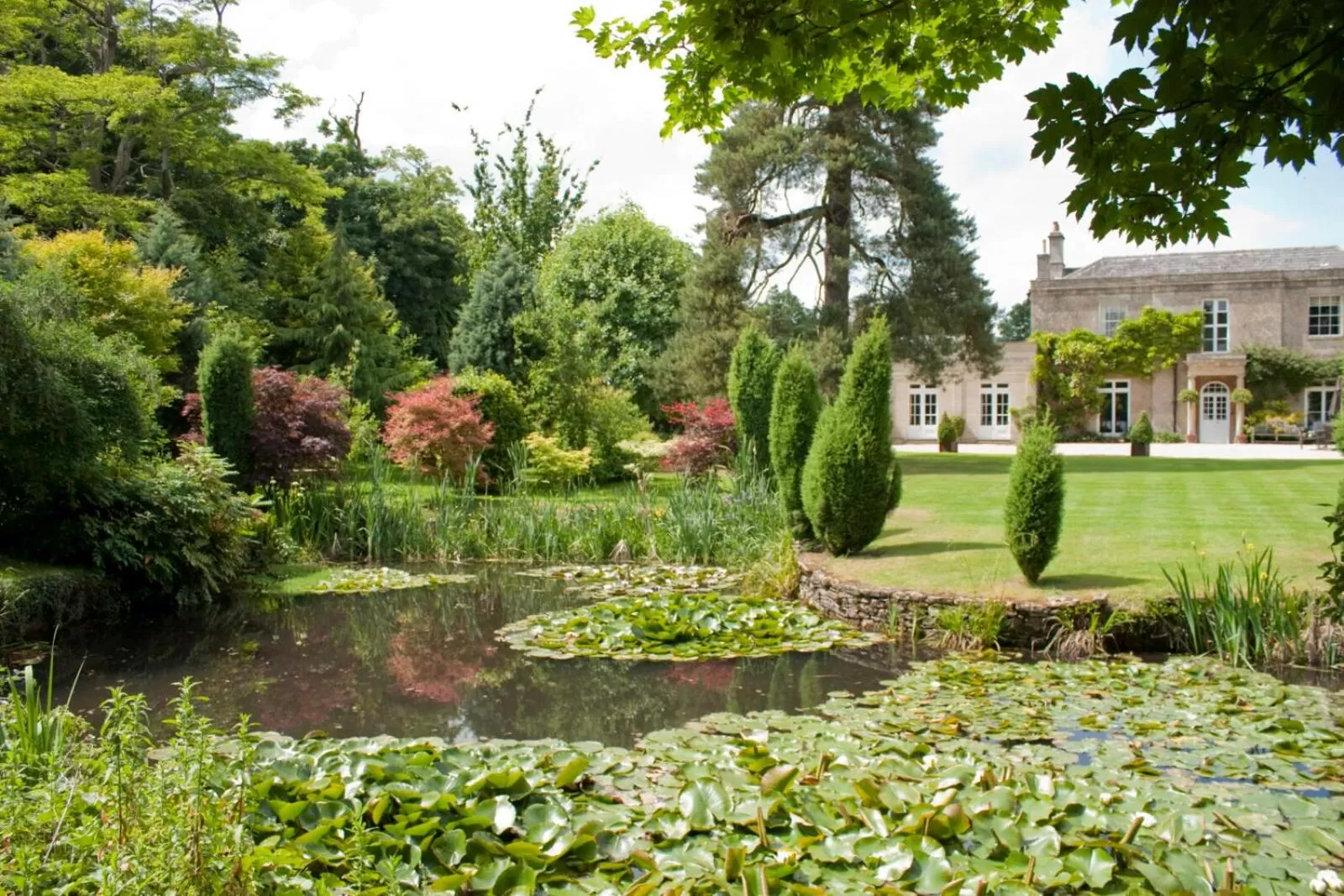 Garden in Guyers House Hotel and Restaurant