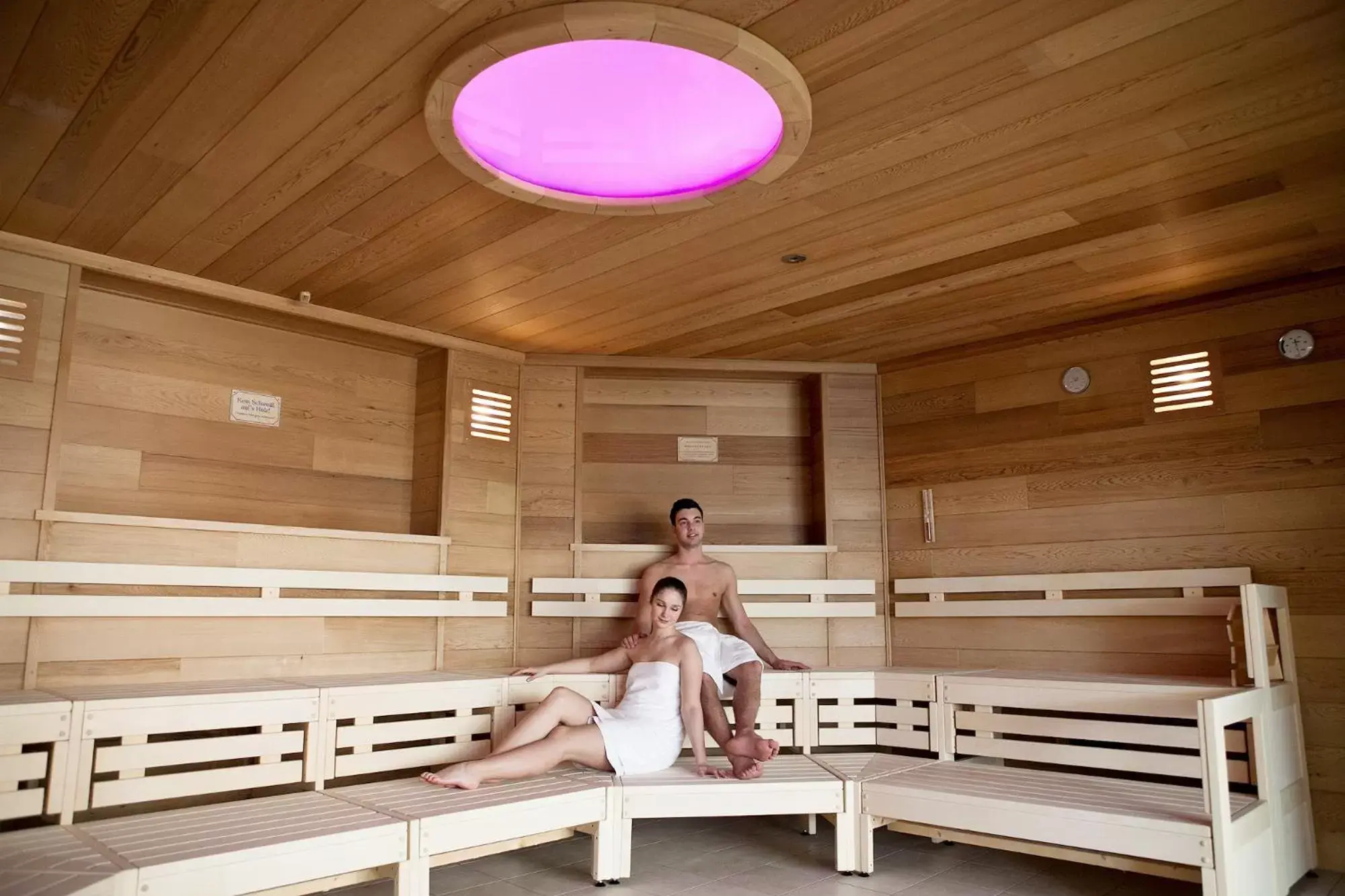 Sauna in Hotel an der Therme