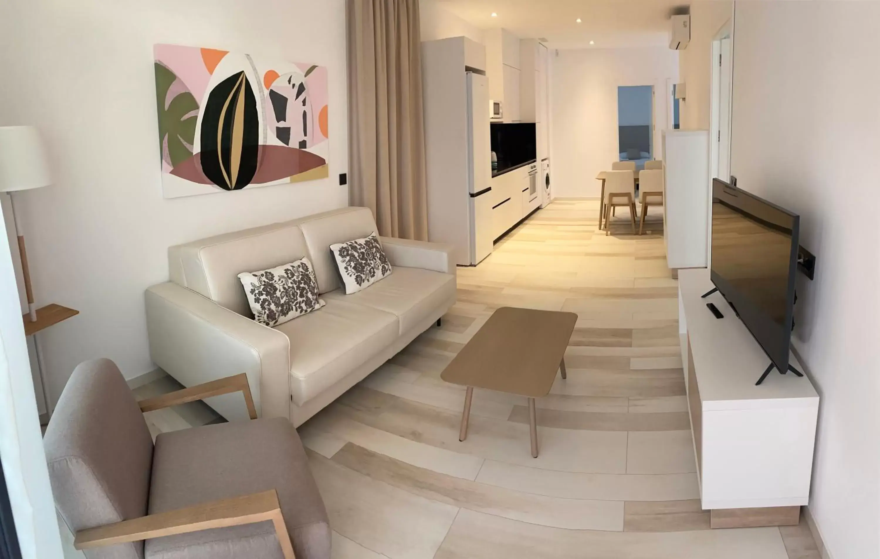 Living room, Seating Area in AZAHAR BEACH Apartments & Spa