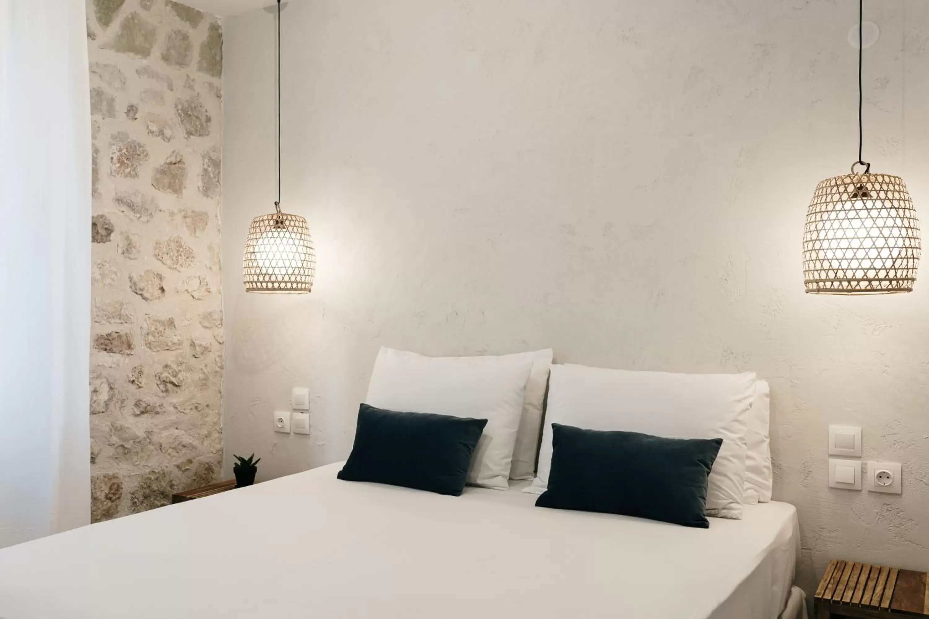 Bedroom, Bed in Bohèmian Boutique Hotel Lefkada
