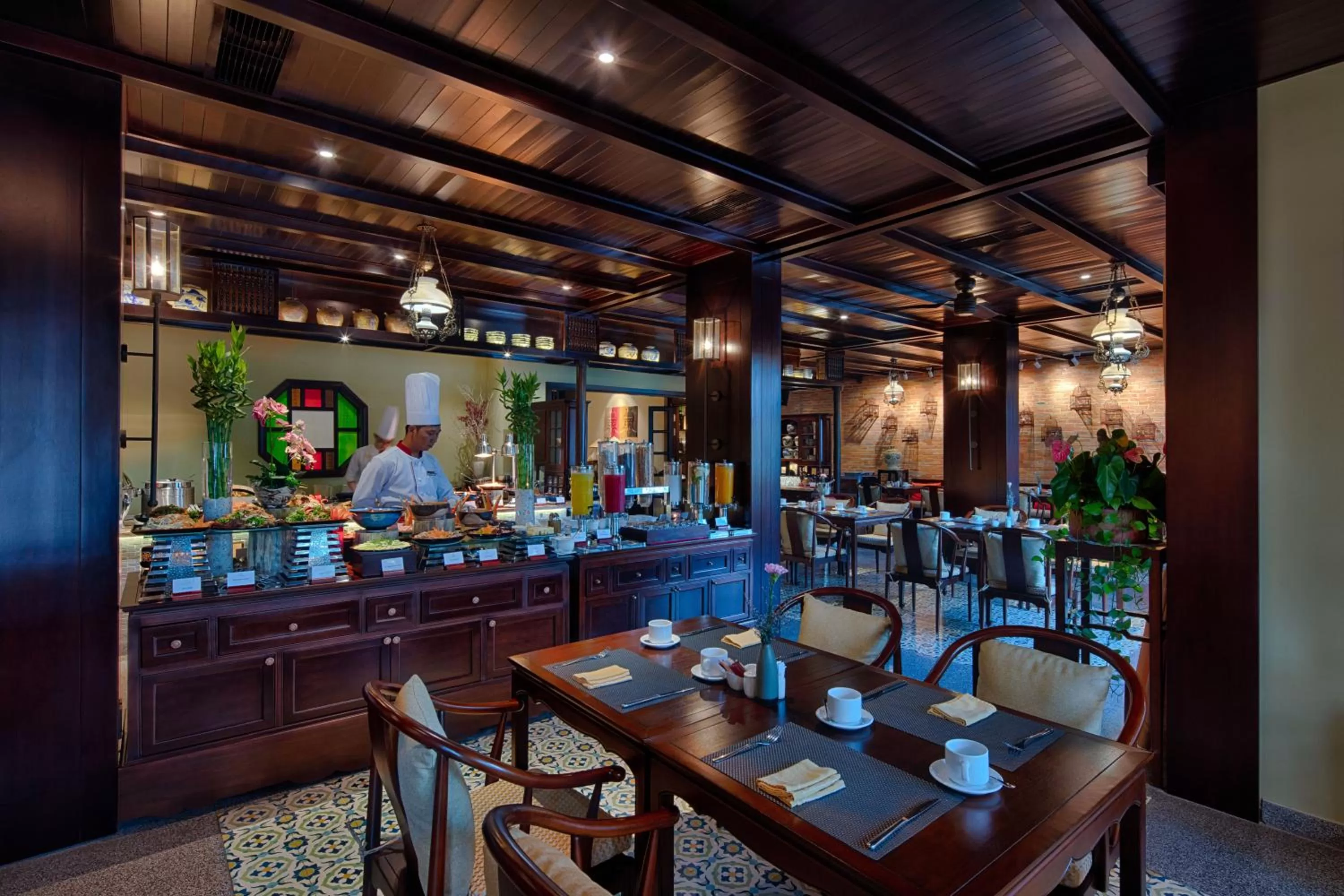 Lounge or bar in Little Riverside Hoi An . A Luxury Hotel & Spa