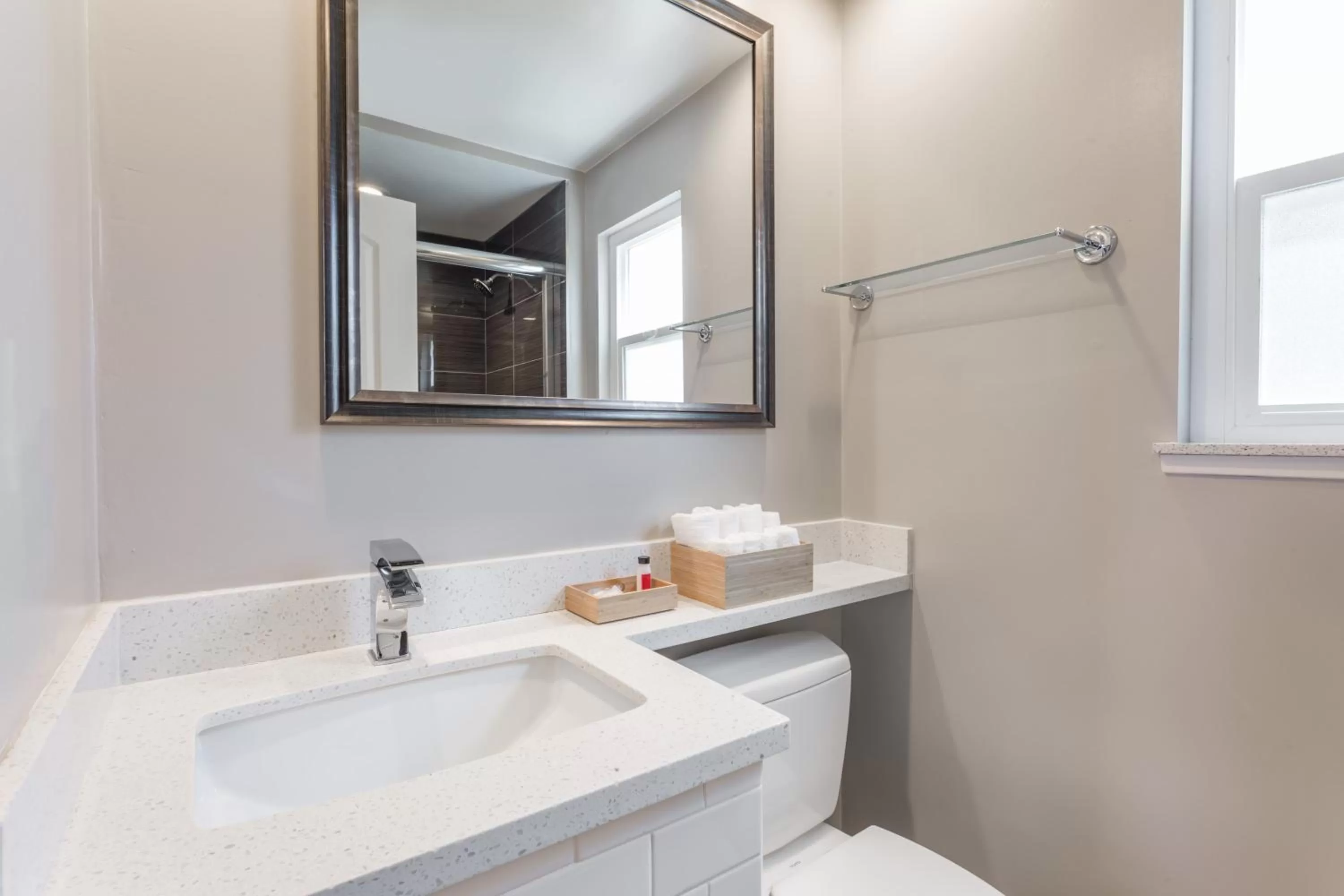 Bathroom in Sather Berkeley - SureStay Collection by Best Western