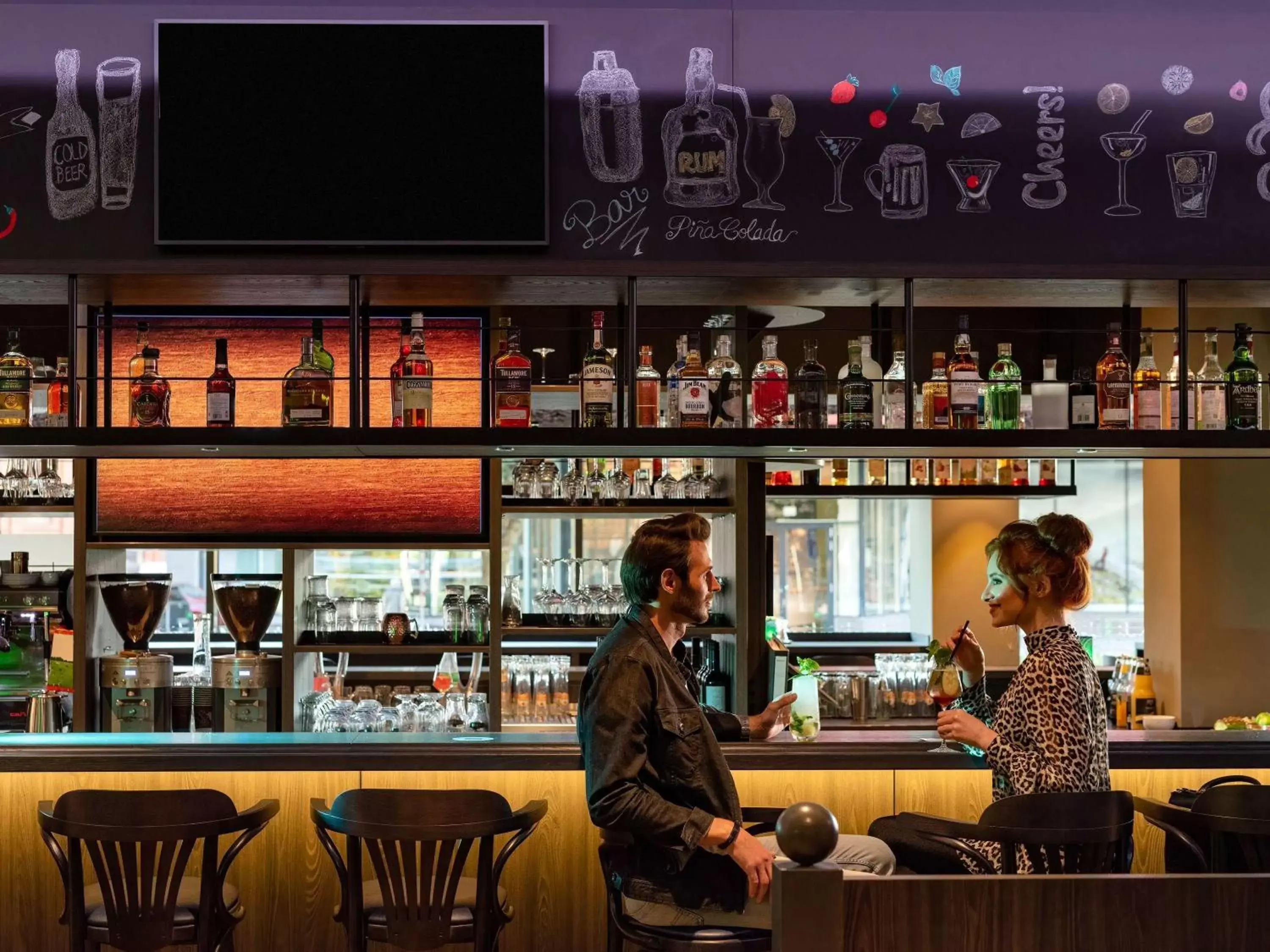 Lounge or bar, Lounge/Bar in ibis Styles Hamburg Barmbek