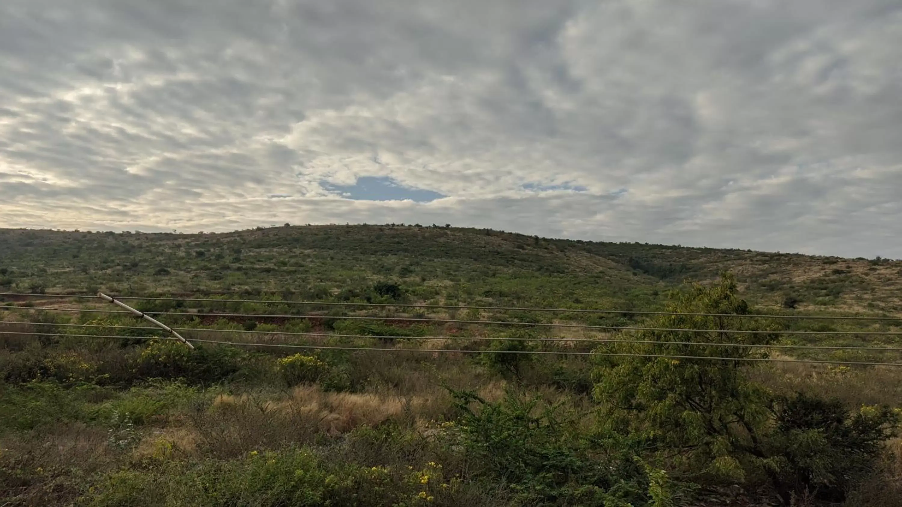 Mountain view in Kanthi Resorts Badami