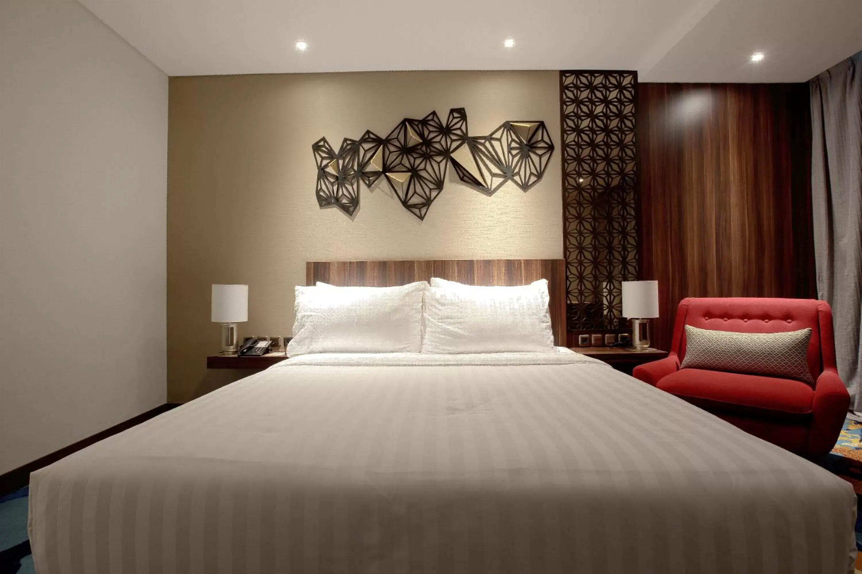 Bedroom, Bed in Grand Soll Marina Hotel