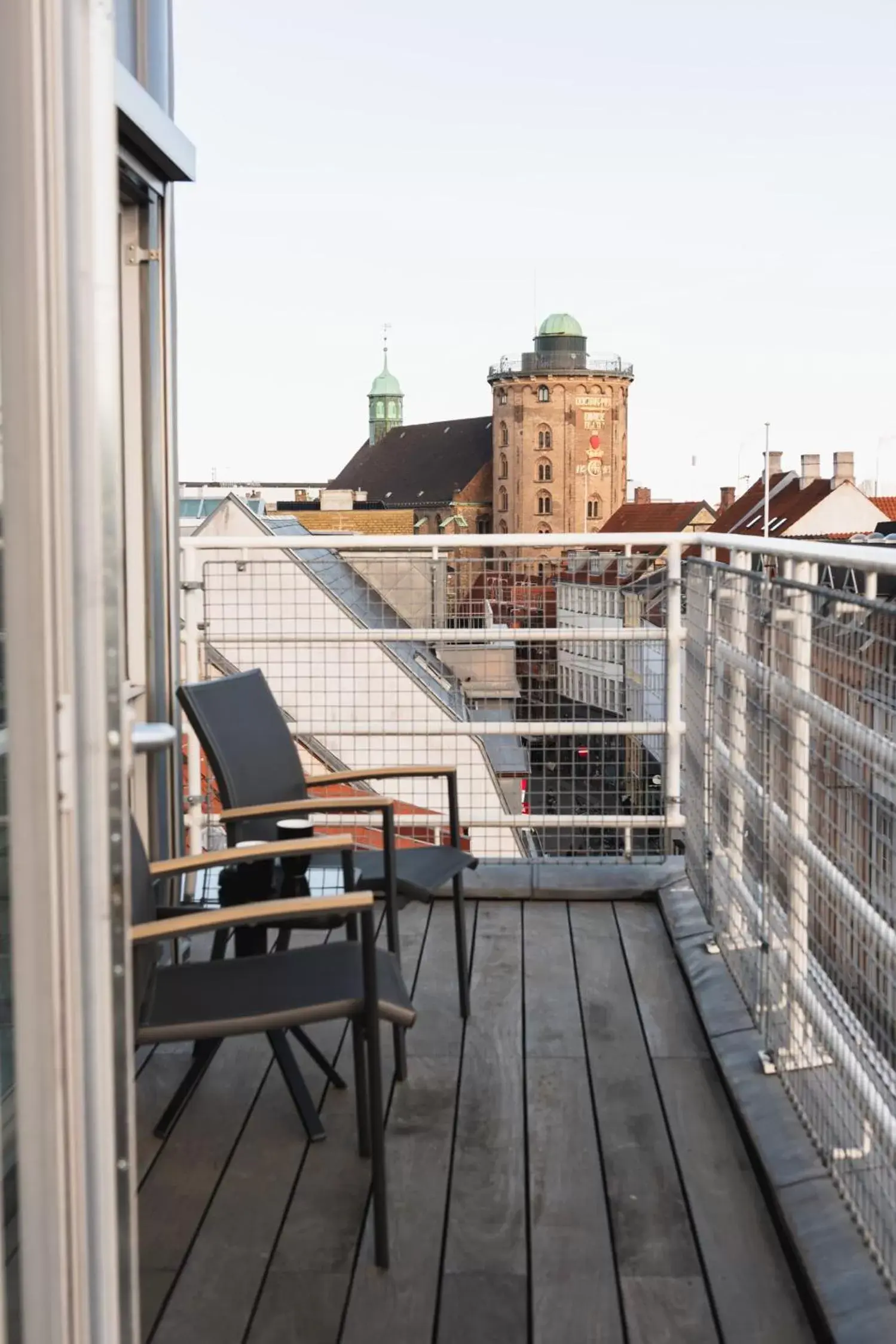 Balcony/Terrace in Hotel Skt Petri