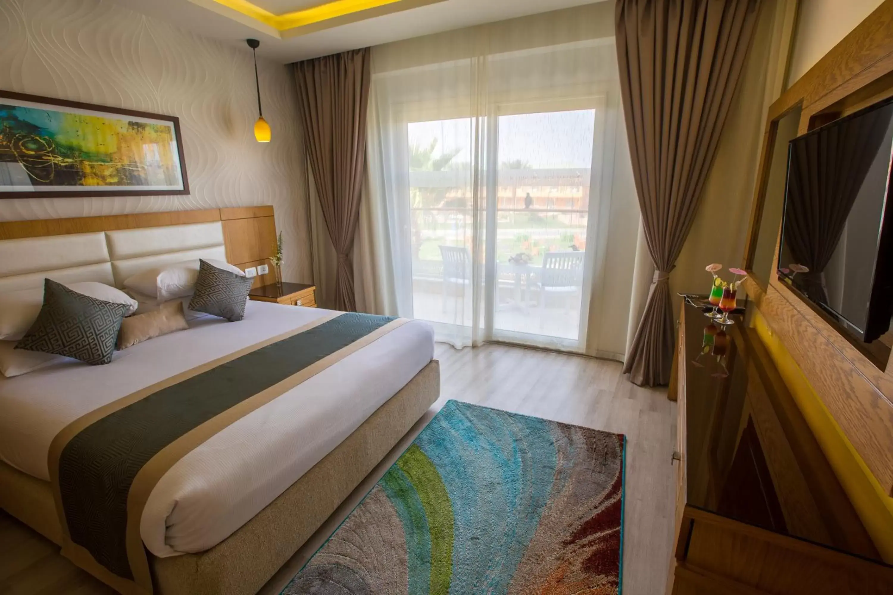 Bedroom, Bed in Pickalbatros Aqua Blu Sharm El Sheikh