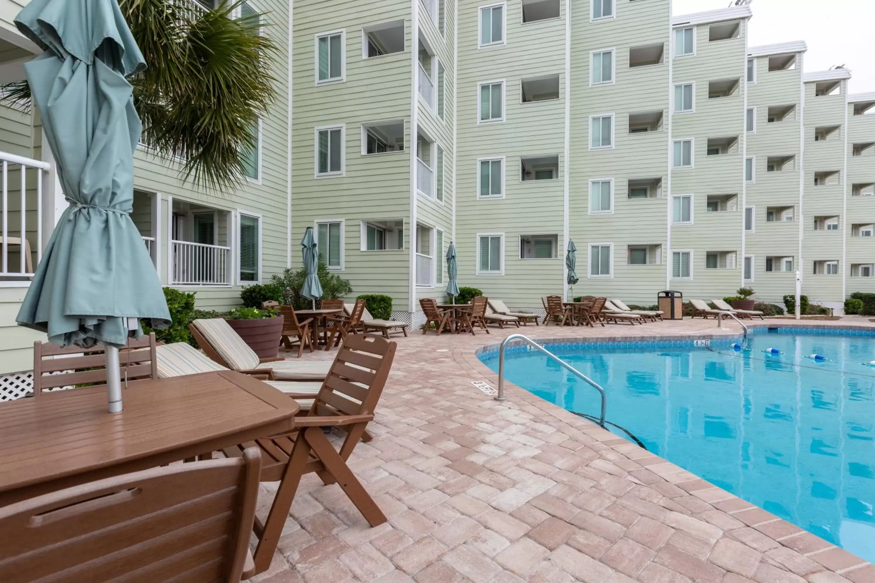 Patio, Swimming Pool in Sands Beach Club by Capital Vacations