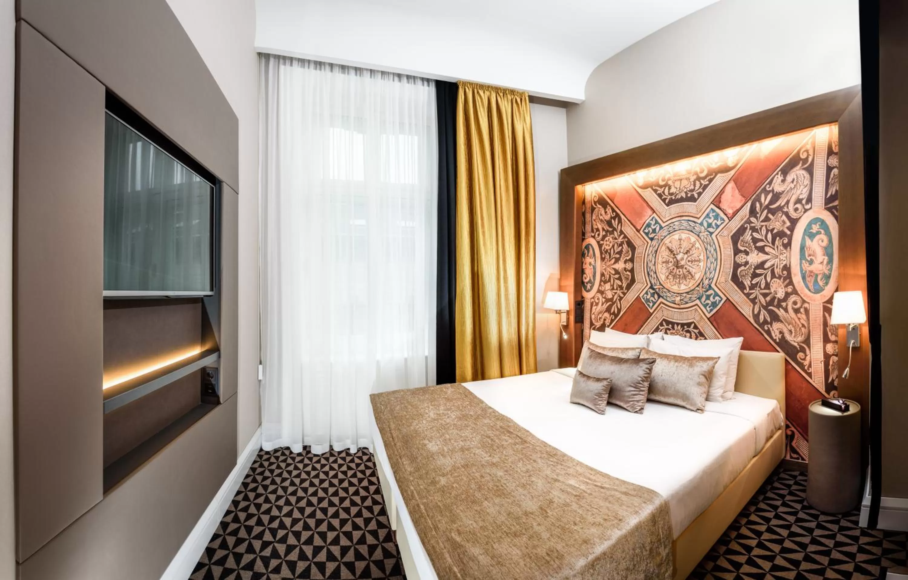 Bedroom, Bed in Hotel Moments Budapest by Continental Group
