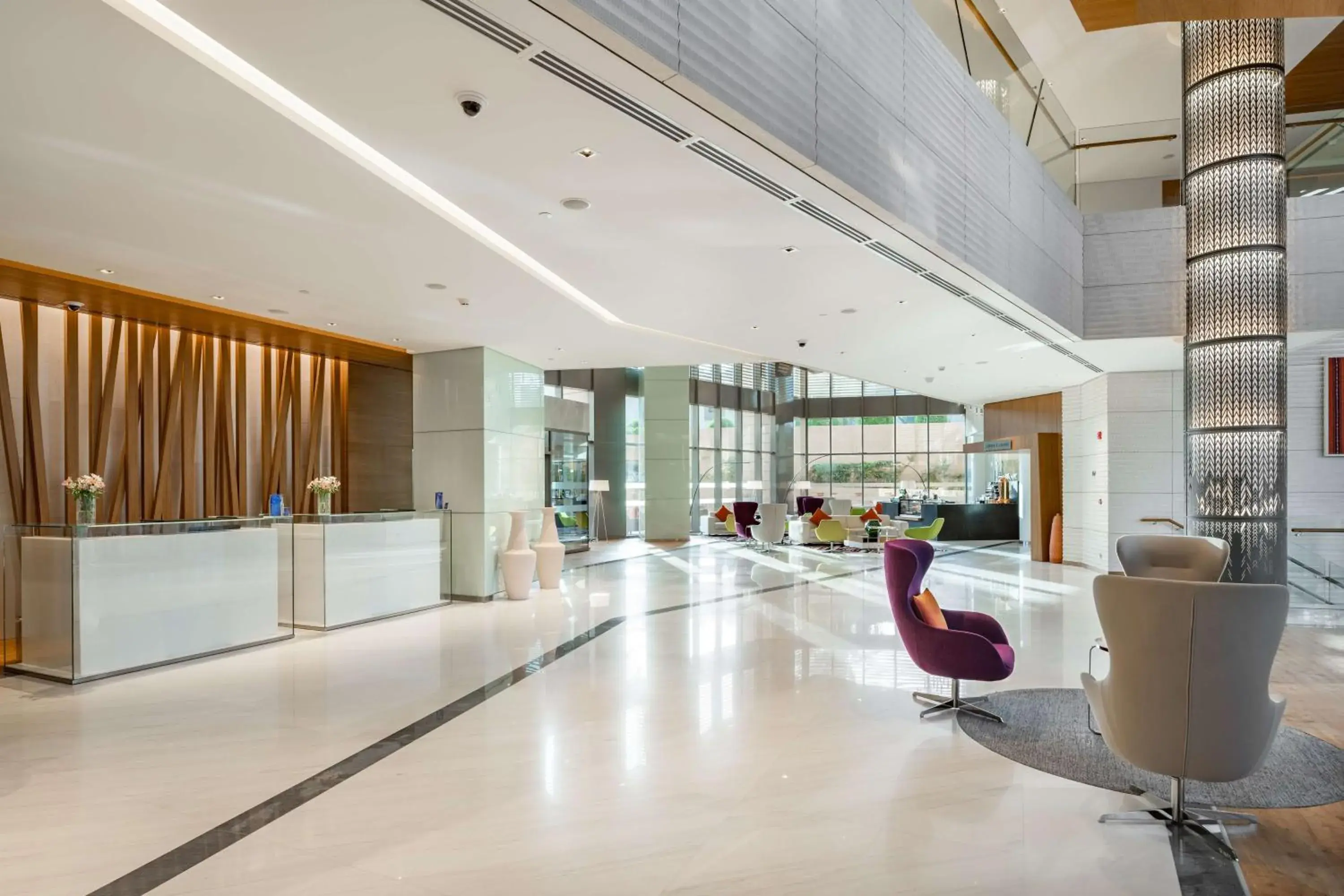 Lobby or reception in Radisson Blu Hotel & Residence, Riyadh Diplomatic Quarter