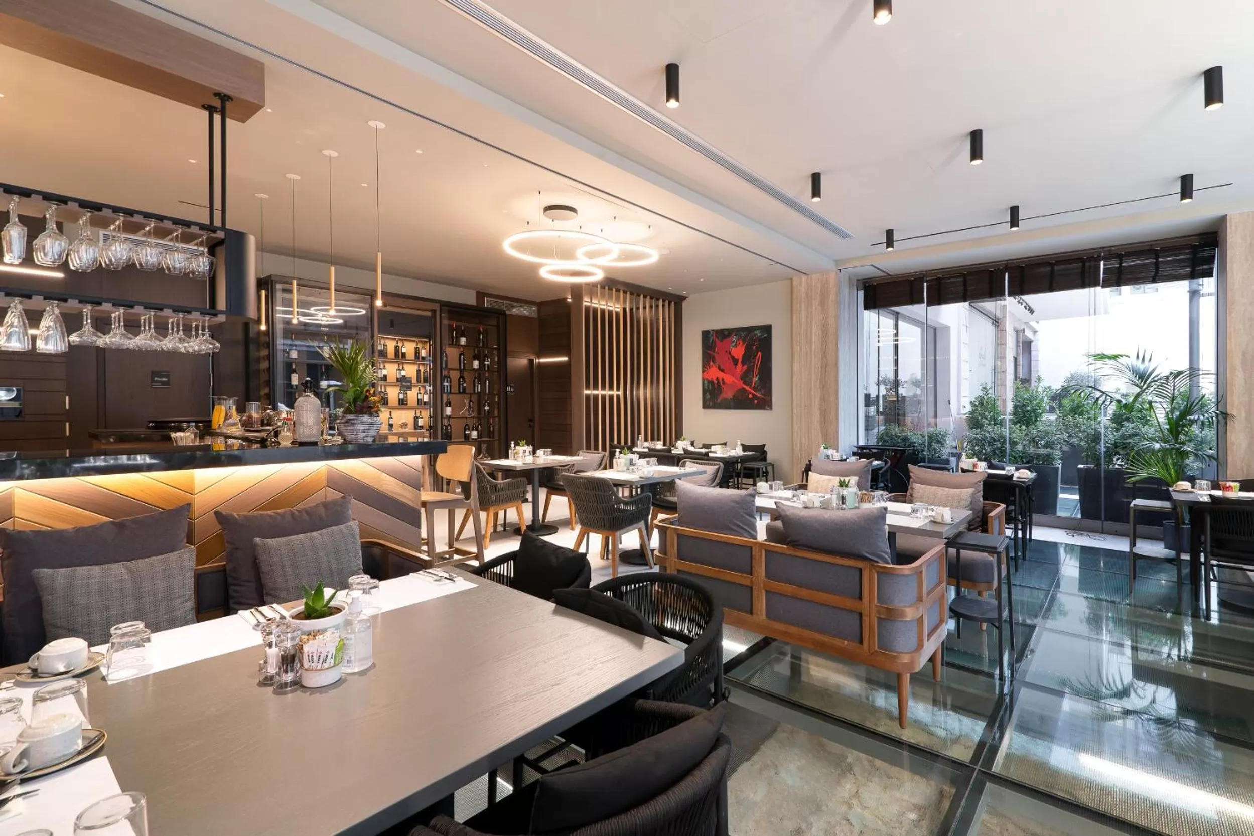 Lounge or bar in S Hotel Boutique Thessaloniki