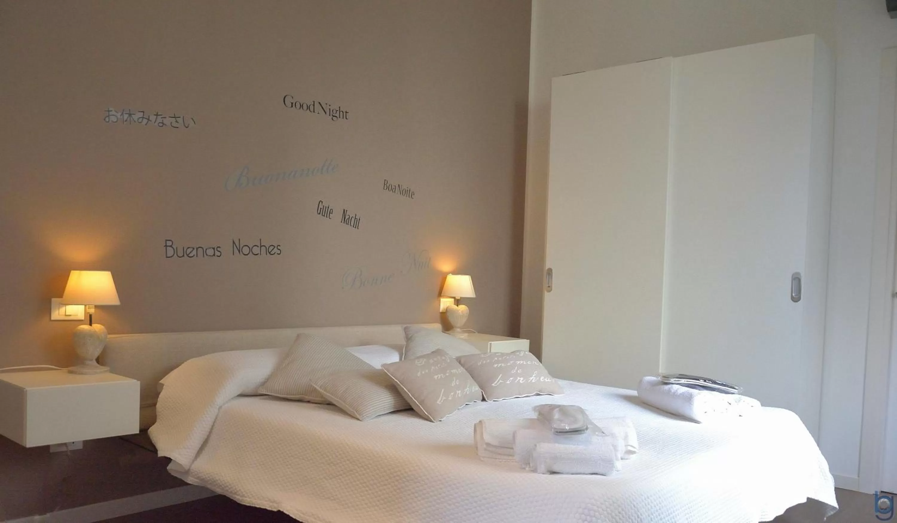 Bed in B&b Mondello Resort