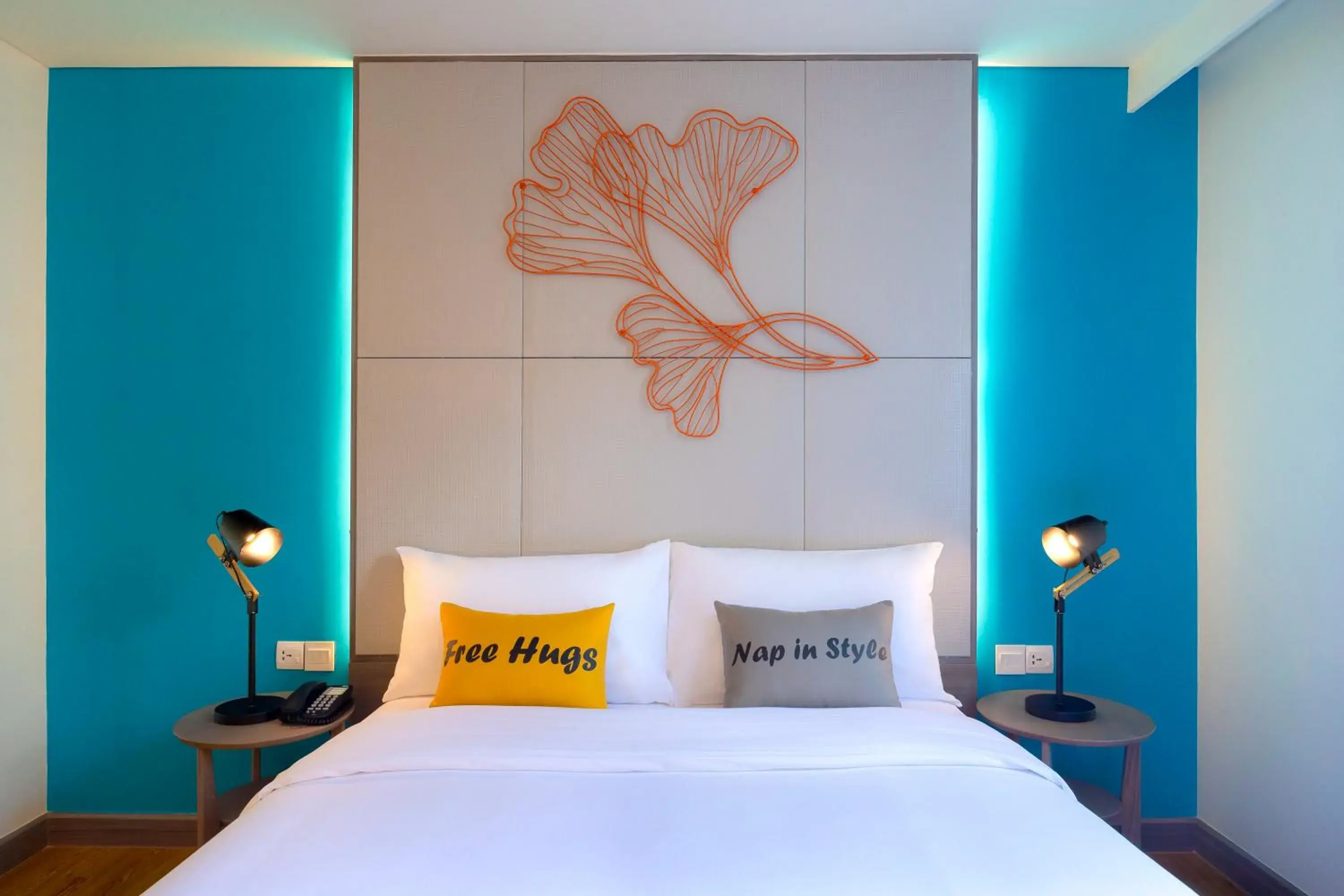 Bedroom, Bed in ibis Styles Siem Reap