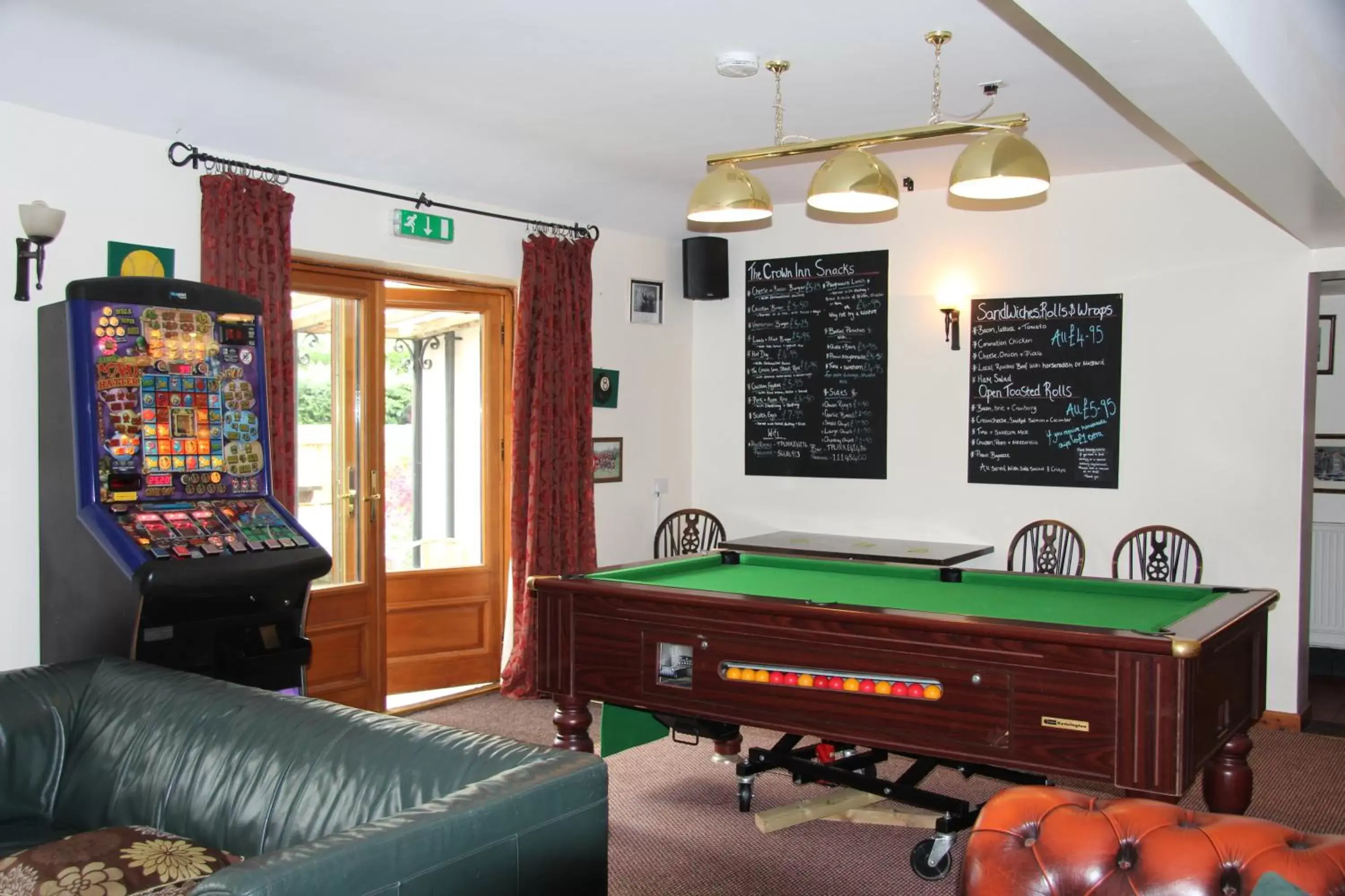 Billiards in The crown inn Longtown