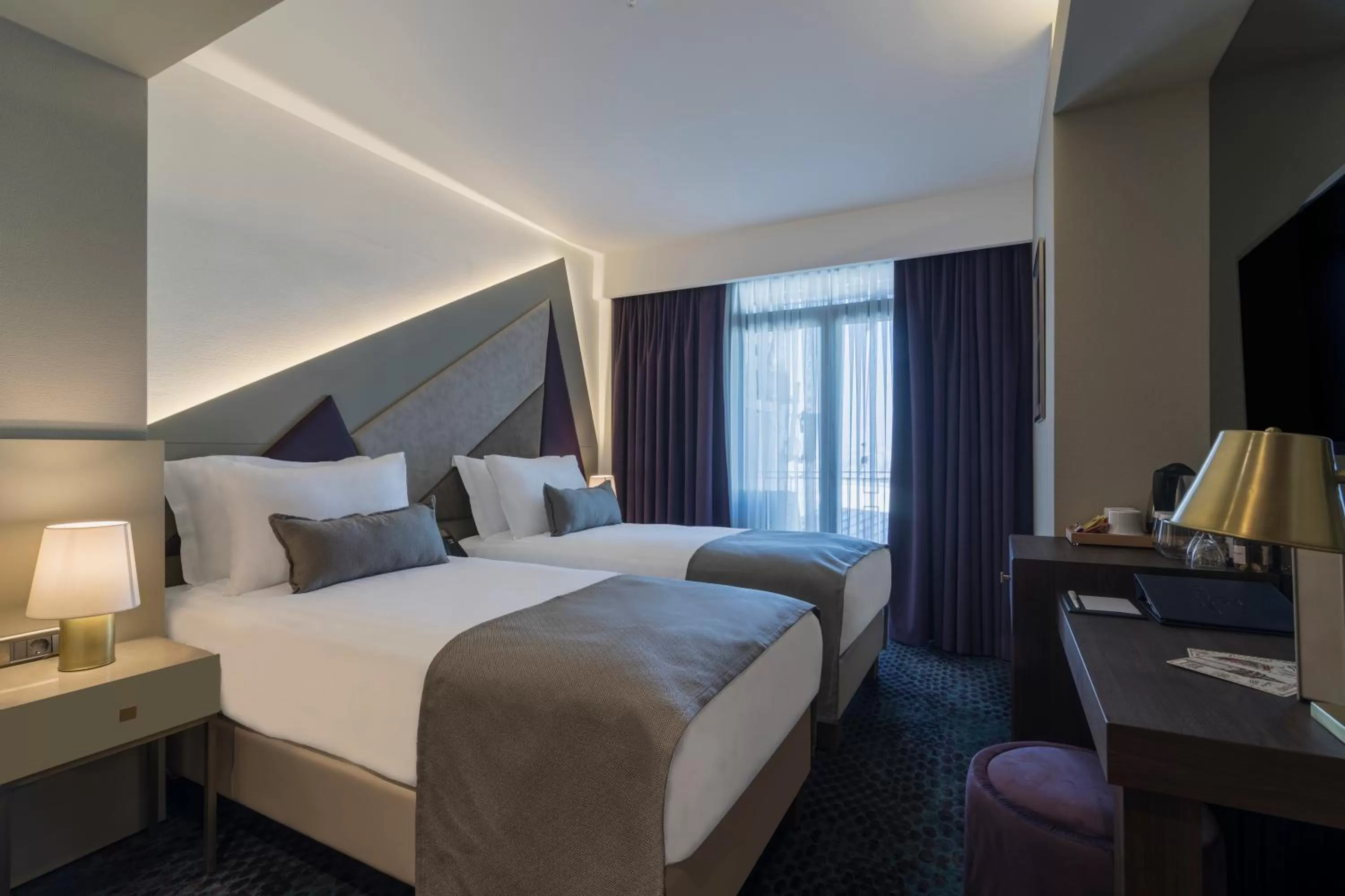 Shower, Bed in Galata Times Hotel