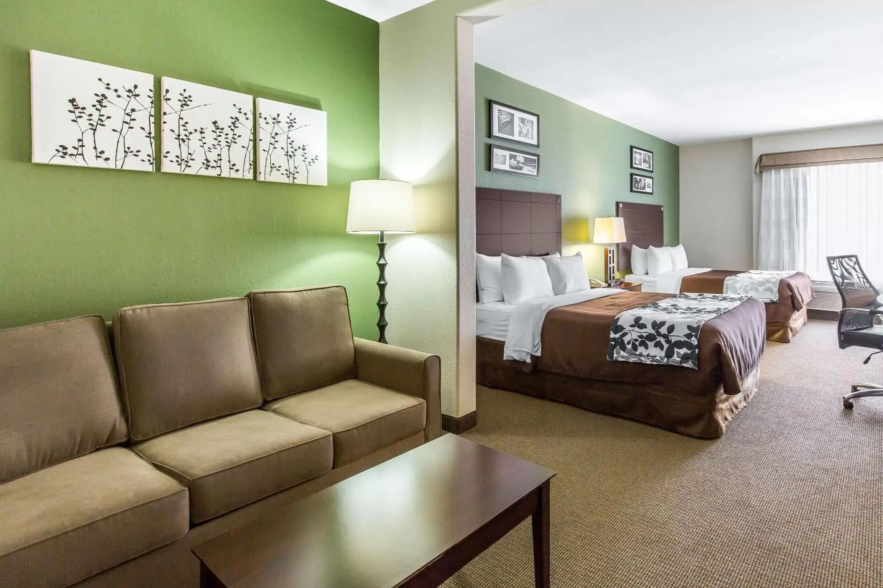Photo of the whole room in Sleep Inn & Suites Bush Intercontinental - IAH East