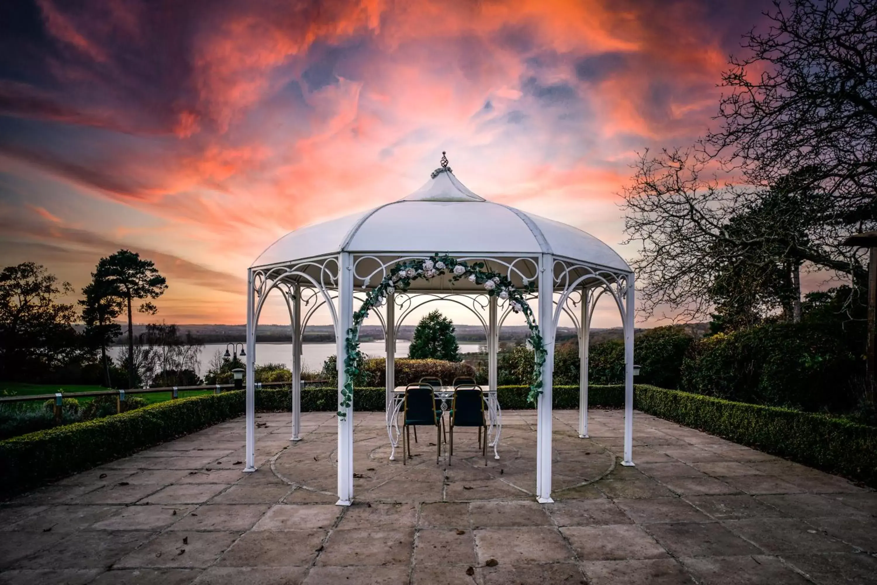 Sunset in Rutland Hall Hotel