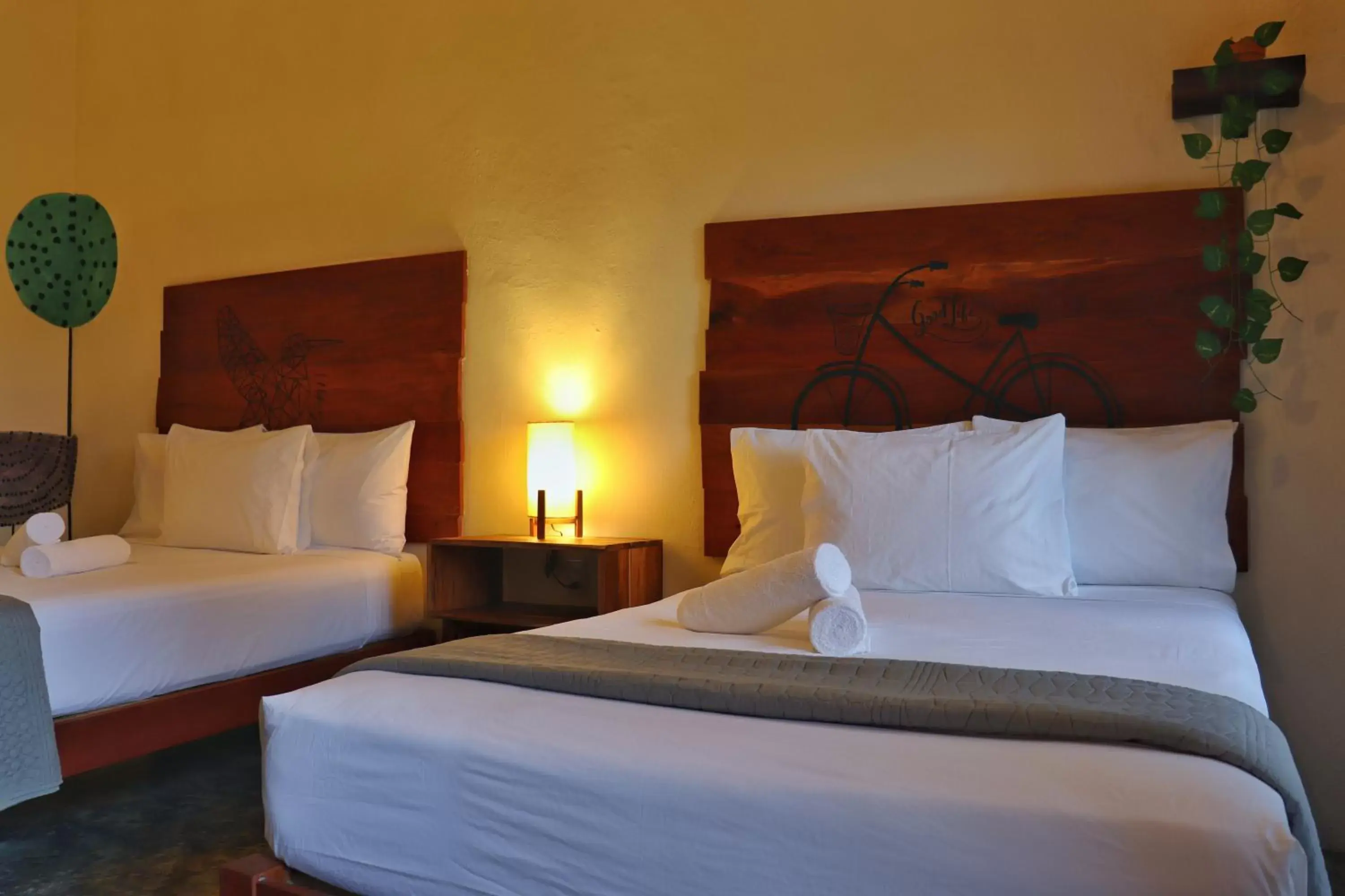Bed in Hotel Sur Bacalar