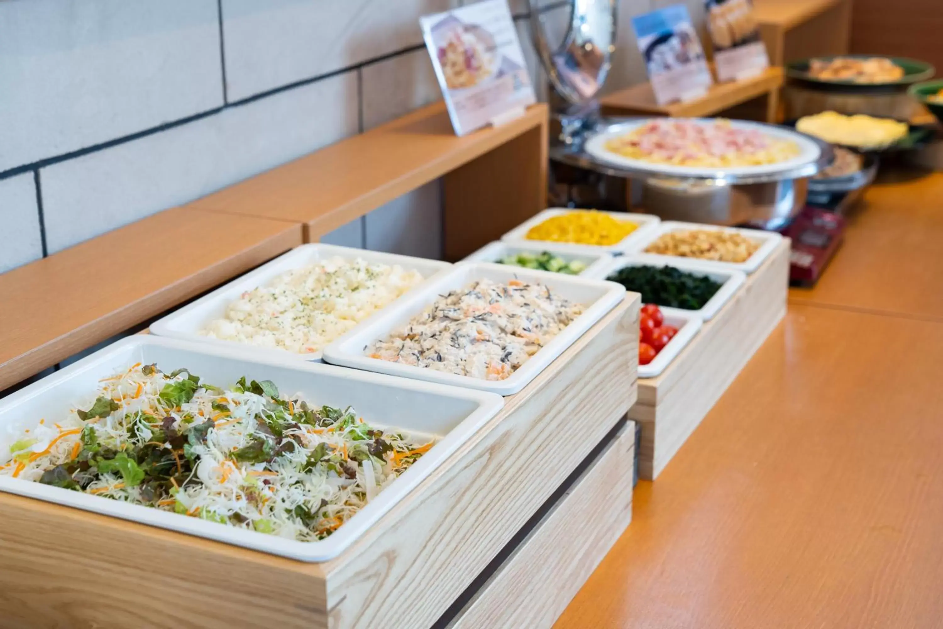 Buffet breakfast, Food in Vessel Inn Fukuyama Eki Kitaguchi