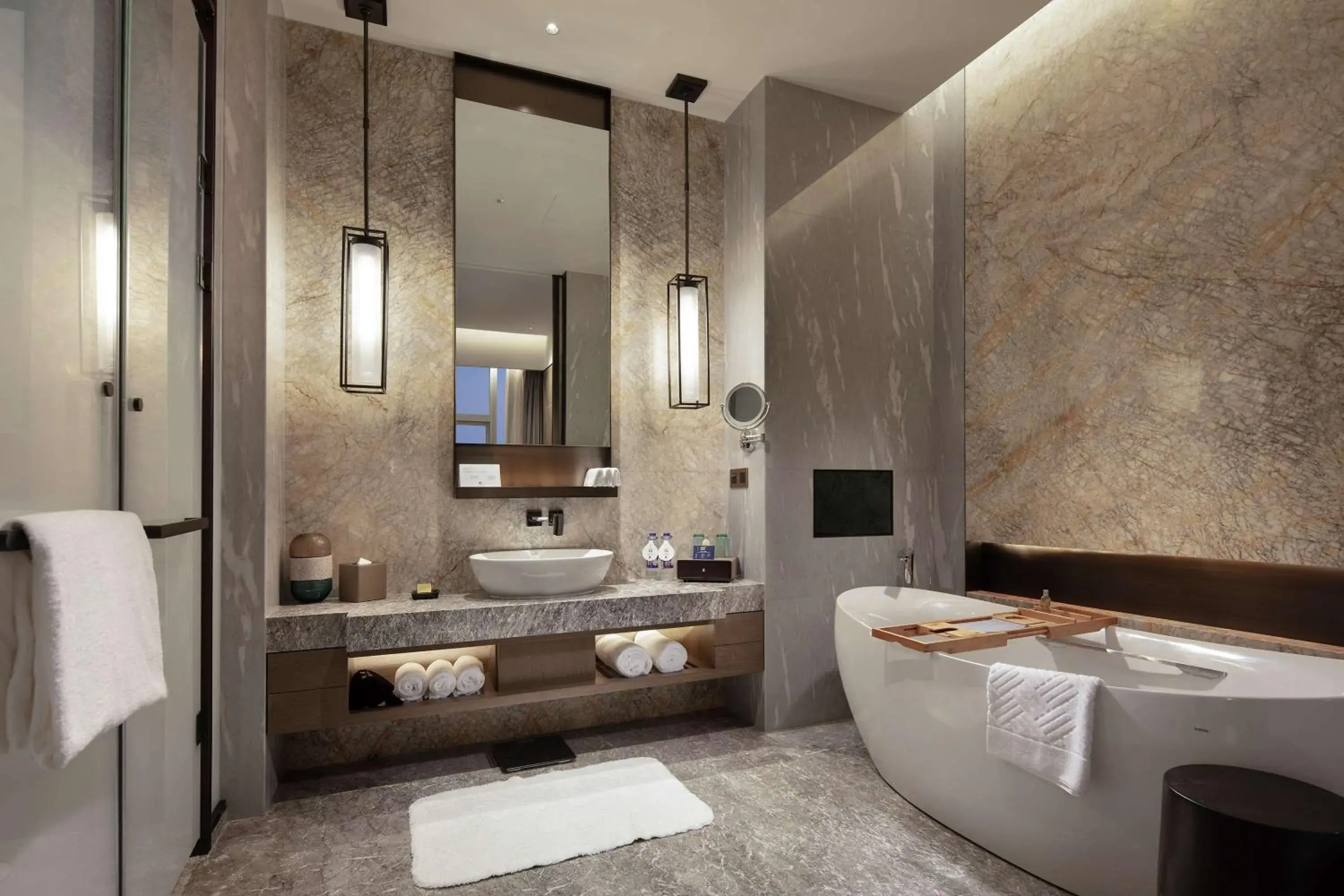 Bathroom in Doubletree By Hilton Suzhou Wujiang