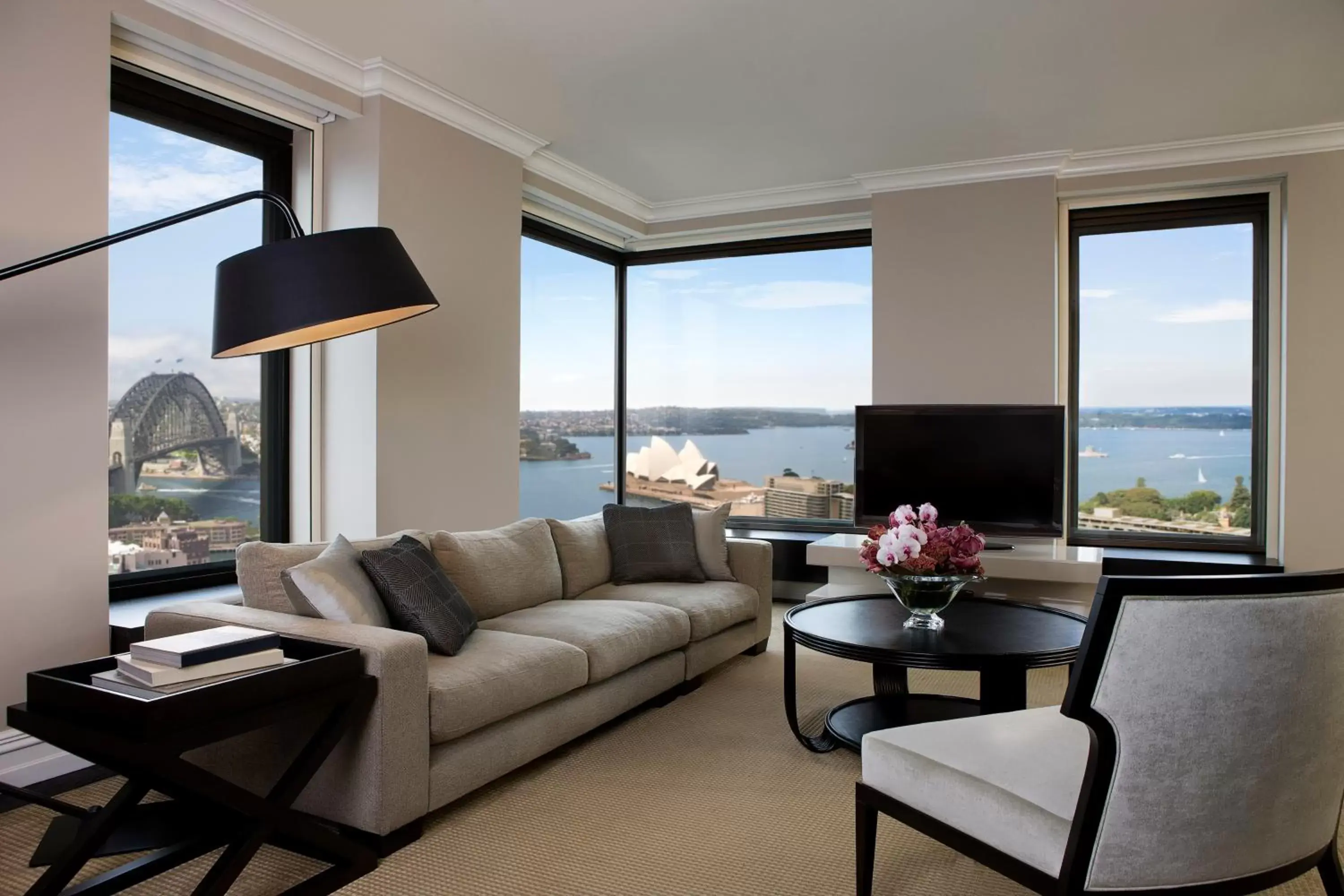 View (from property/room), Seating Area in Four Seasons Hotel Sydney
