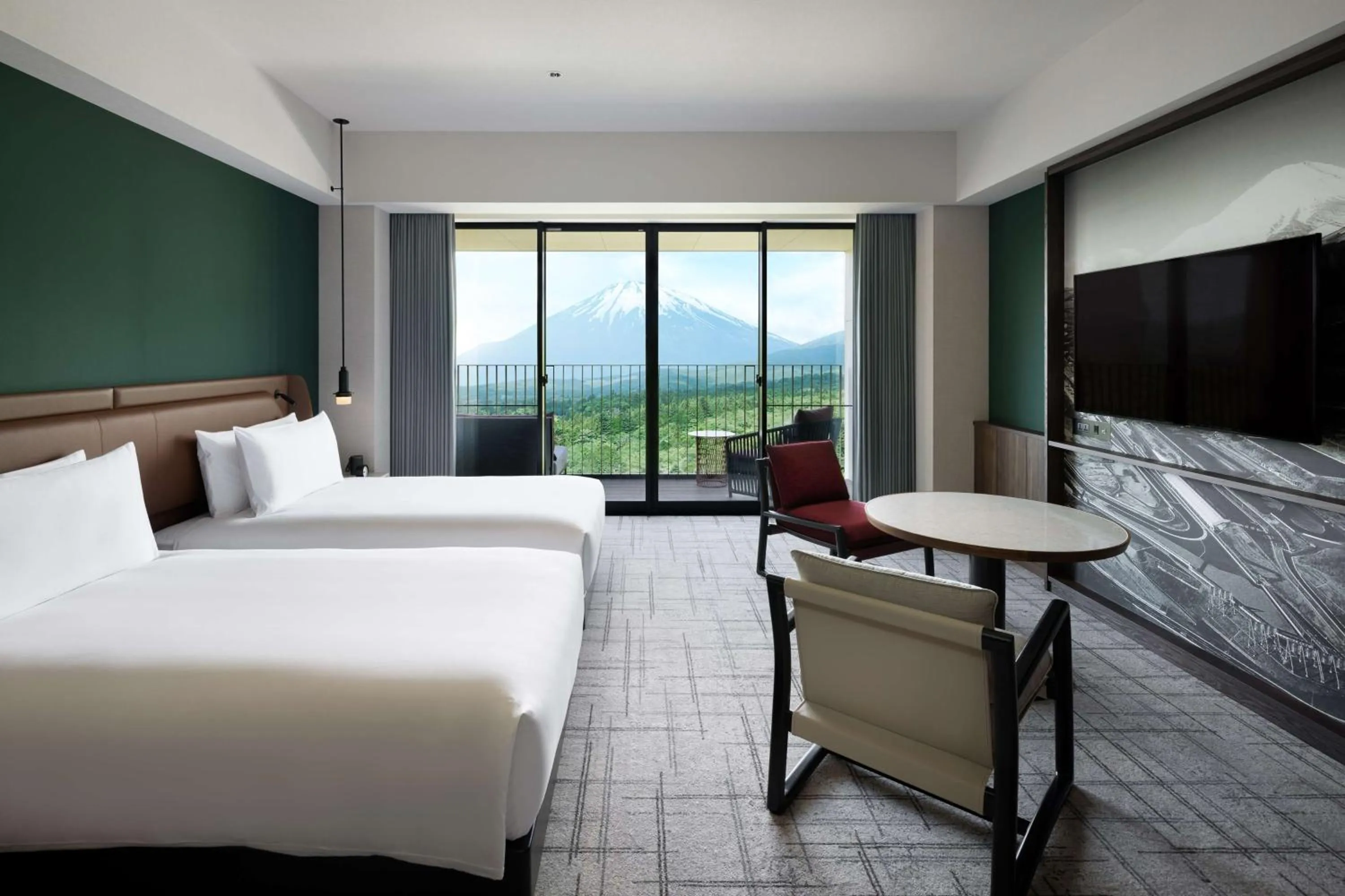 Bedroom, Bed in Fuji Speedway Hotel, in The Unbound Collection by Hyatt