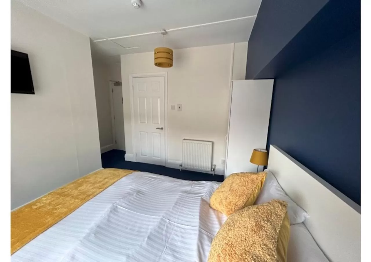 Bed in The Angel Inn