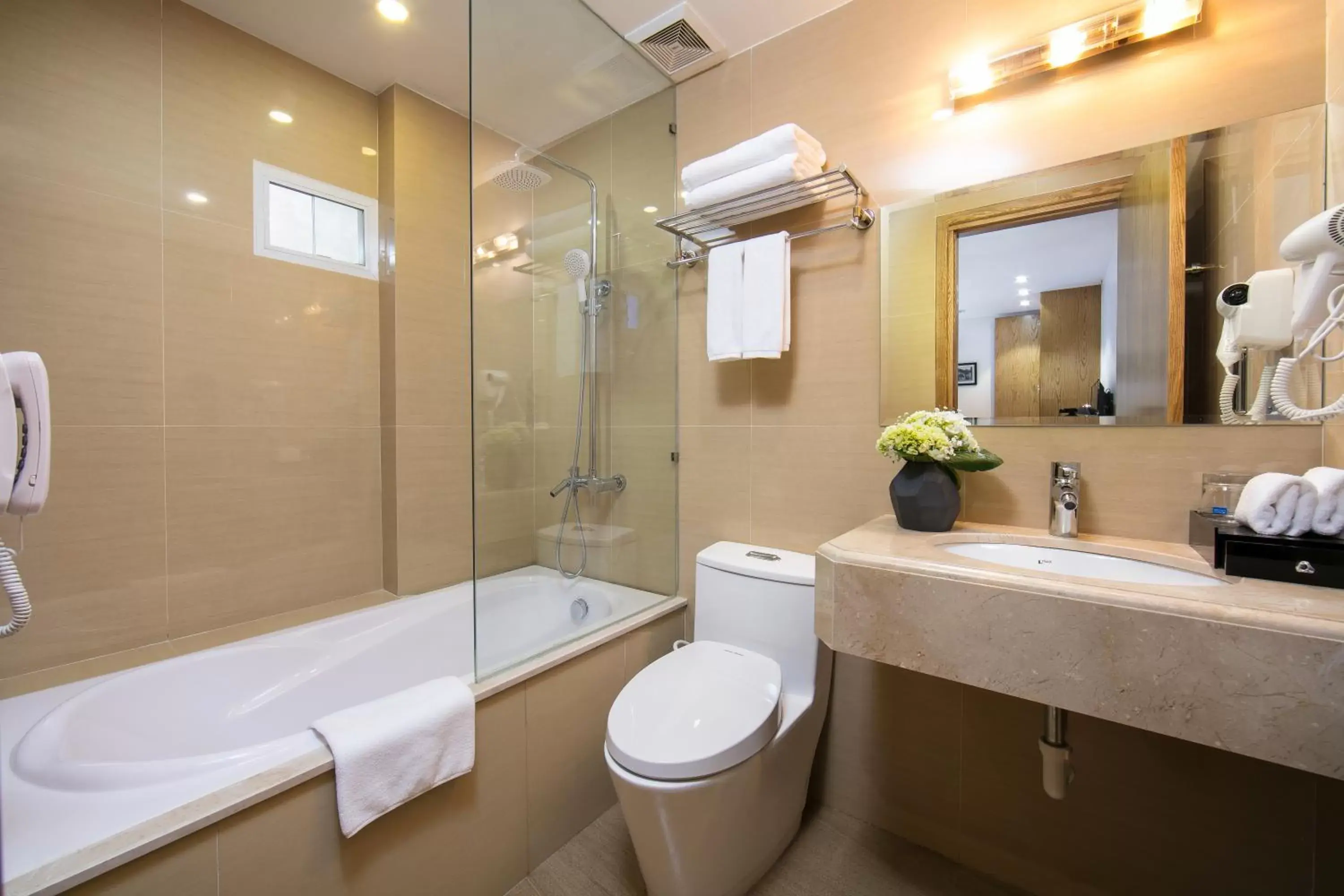 Shower, Bathroom in Hanoi Paon Hotel & Spa