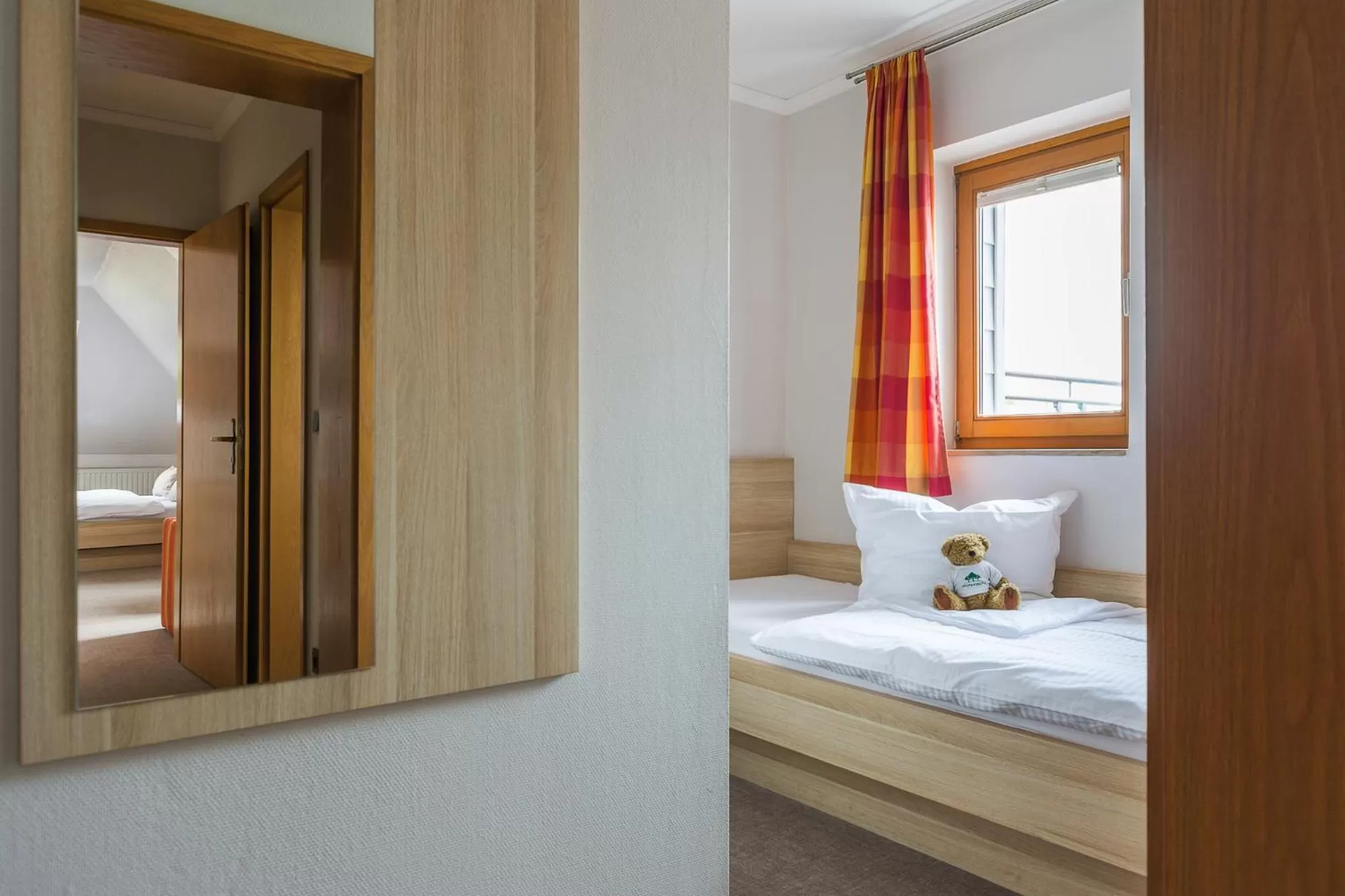 Bed in Romantik Hotel Ahrenberg