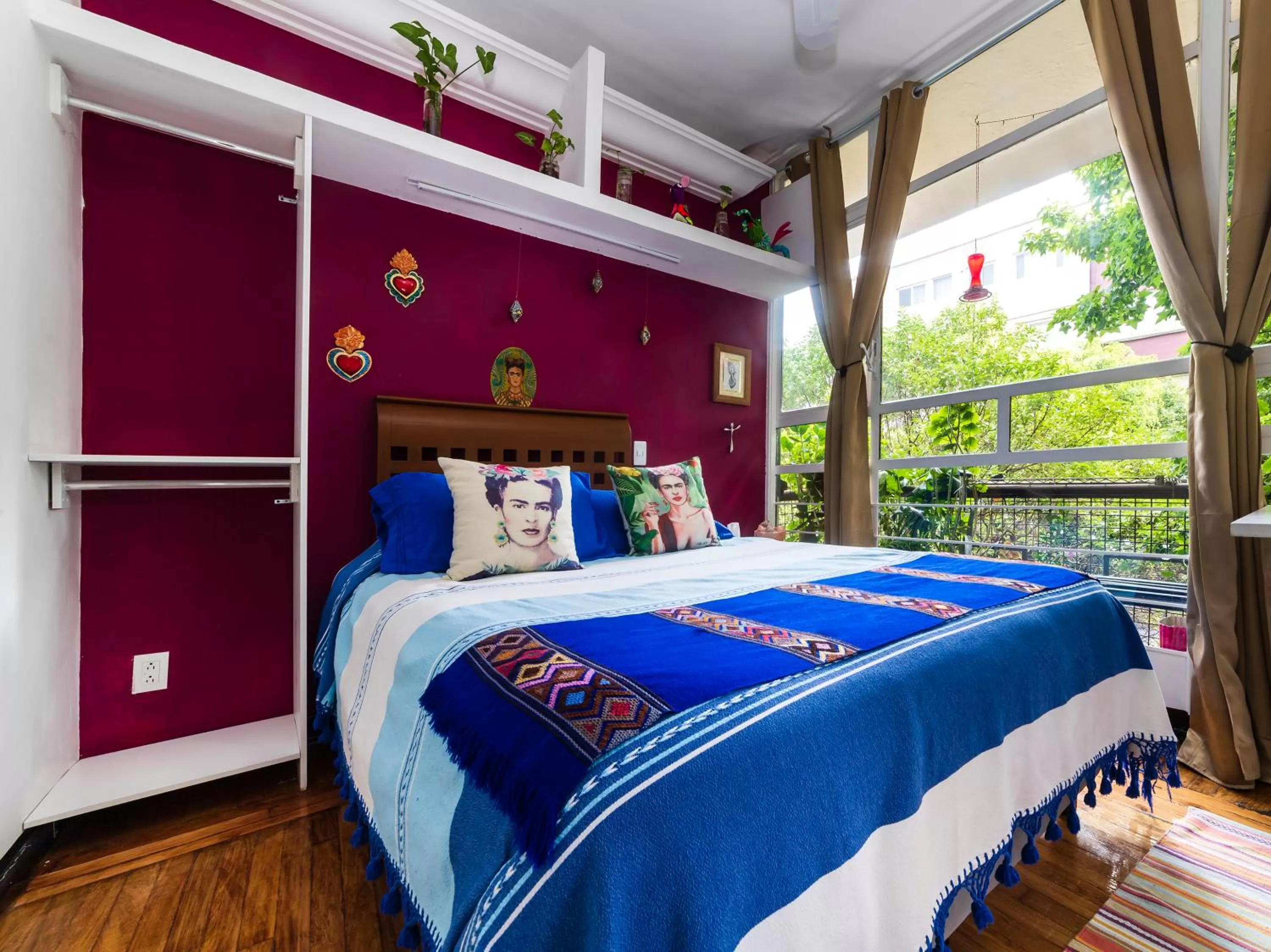 Bed in Casa Itzae B&B Polanquito Dog Friendly