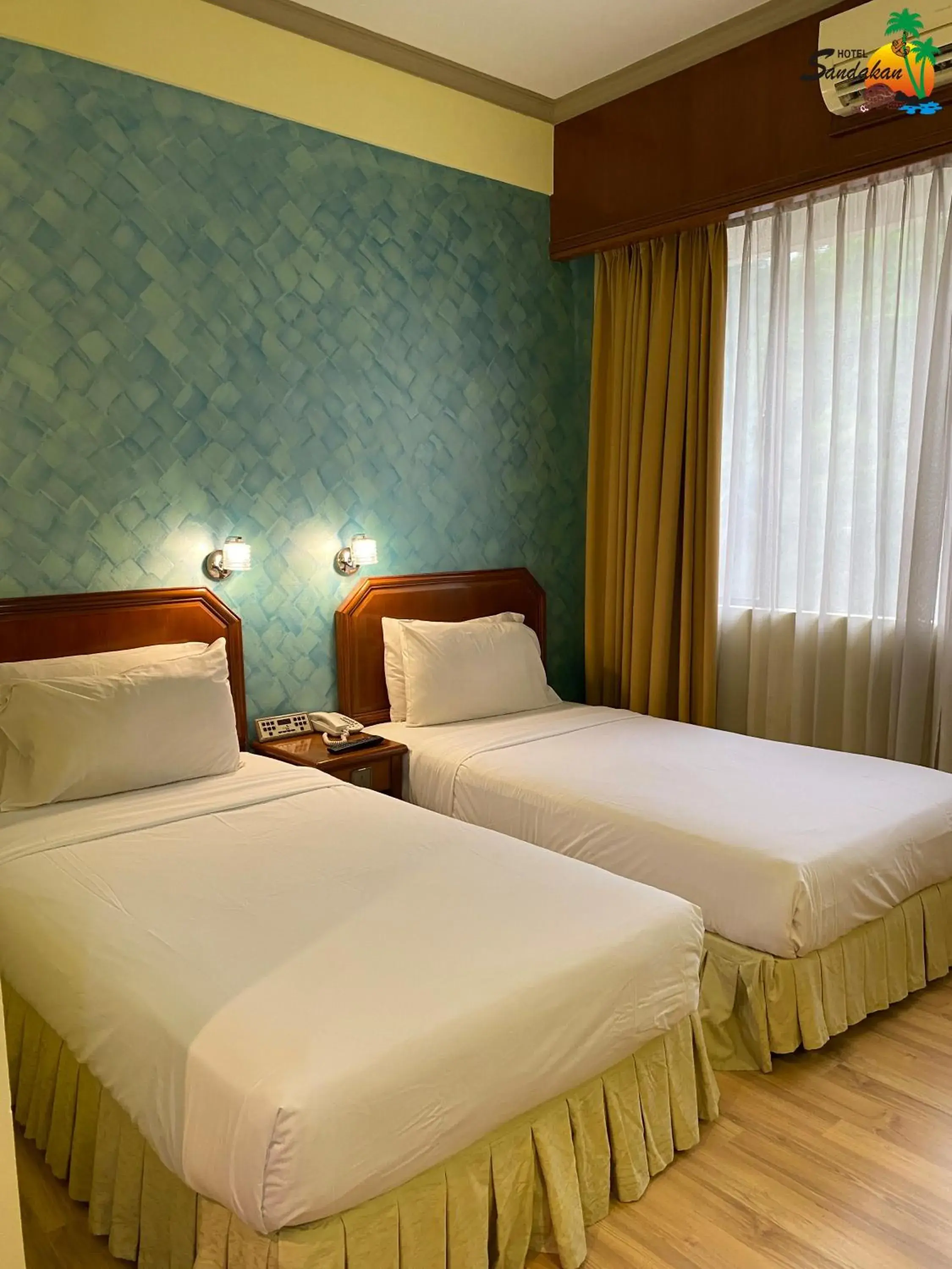 Bed in Hotel Sandakan