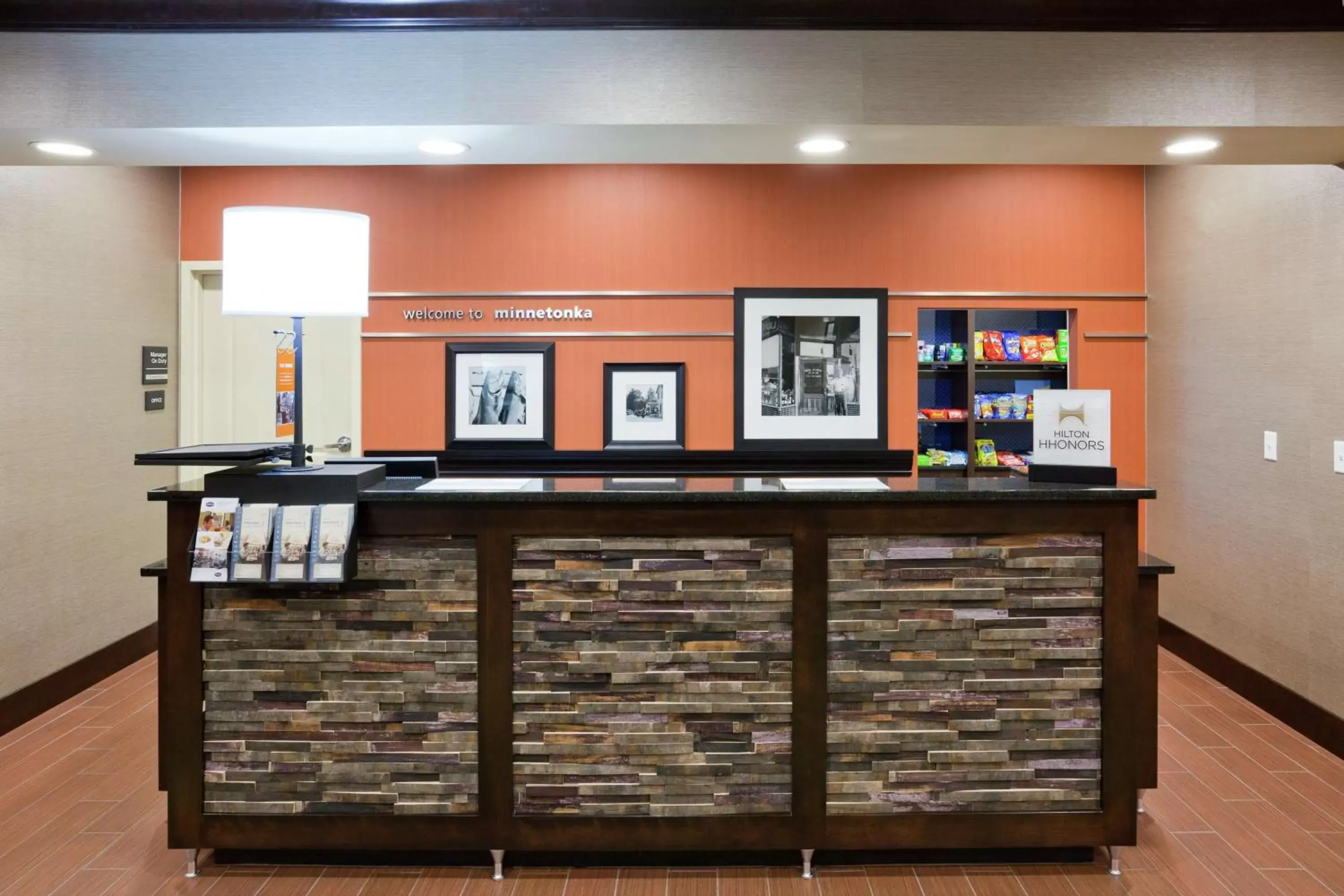 Lobby or reception in Hampton Inn & Suites Minneapolis West/ Minnetonka Lobby or reception in Hampton Inn & Suites Minneapolis West/ Minnetonka
