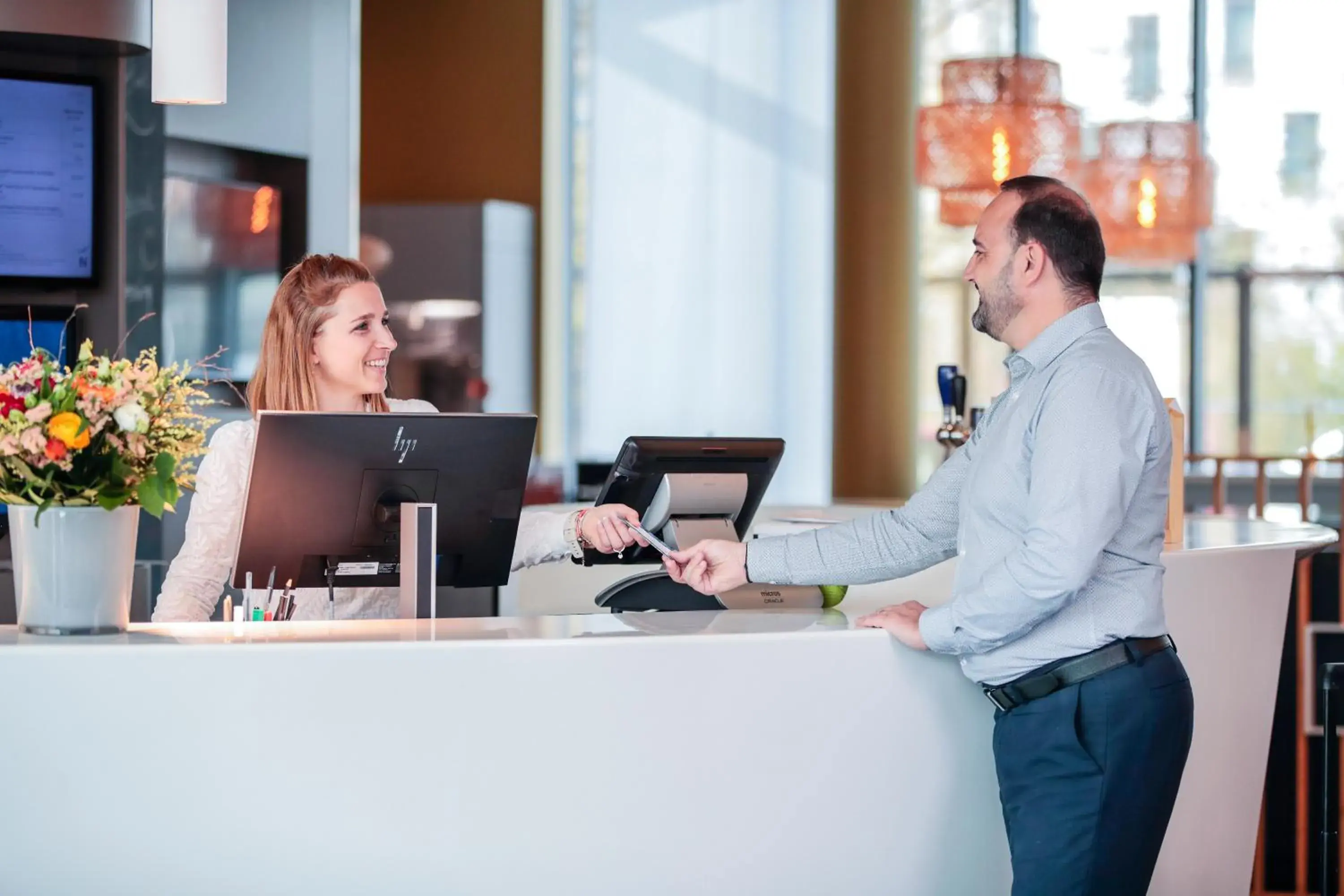 Lobby or reception in Novotel Suites Luxembourg