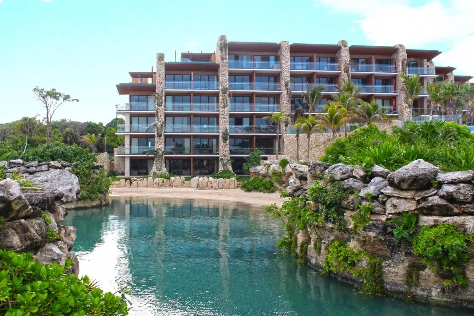 Property Building in Hotel Xcaret Mexico All Parks All Fun Inclusive