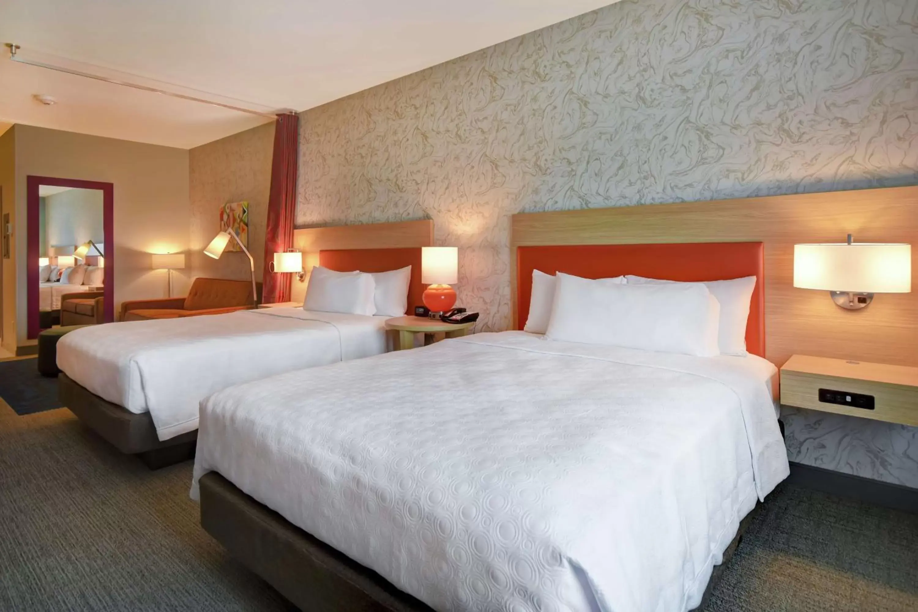 Queen Studio with Two Queen Beds - Non-Smoking in Home2 Suites by Hilton Harvey New Orleans Westbank Queen Studio with Two Queen Beds - Non-Smoking in Home2 Suites by Hilton Harvey New Orleans Westbank