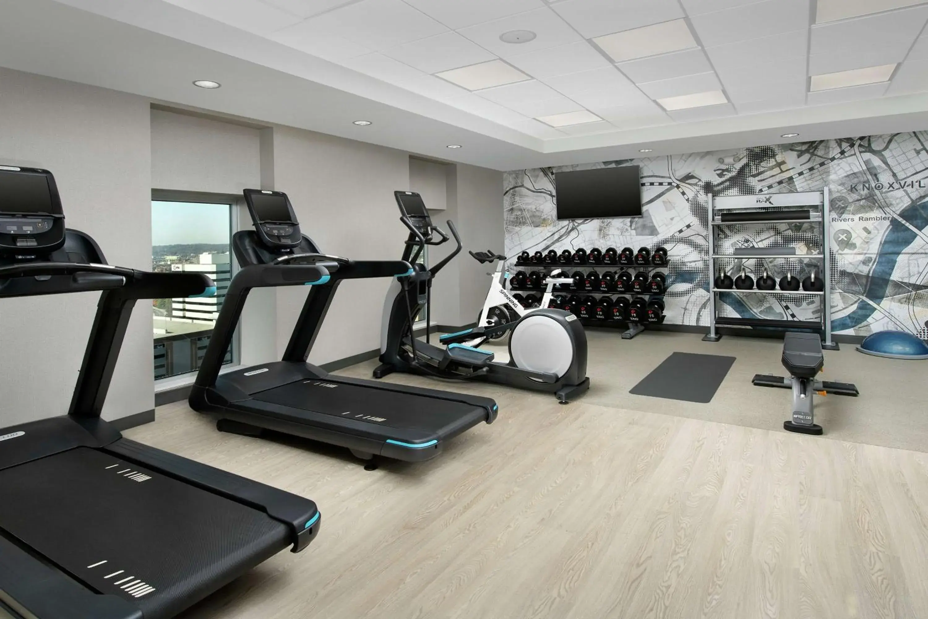 Fitness centre/facilities, Fitness Center/Facilities in Embassy Suites By Hilton Knoxville Downtown