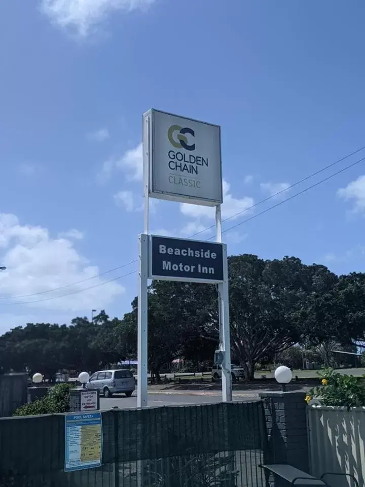 Property logo or sign in Beachside Motor Inn