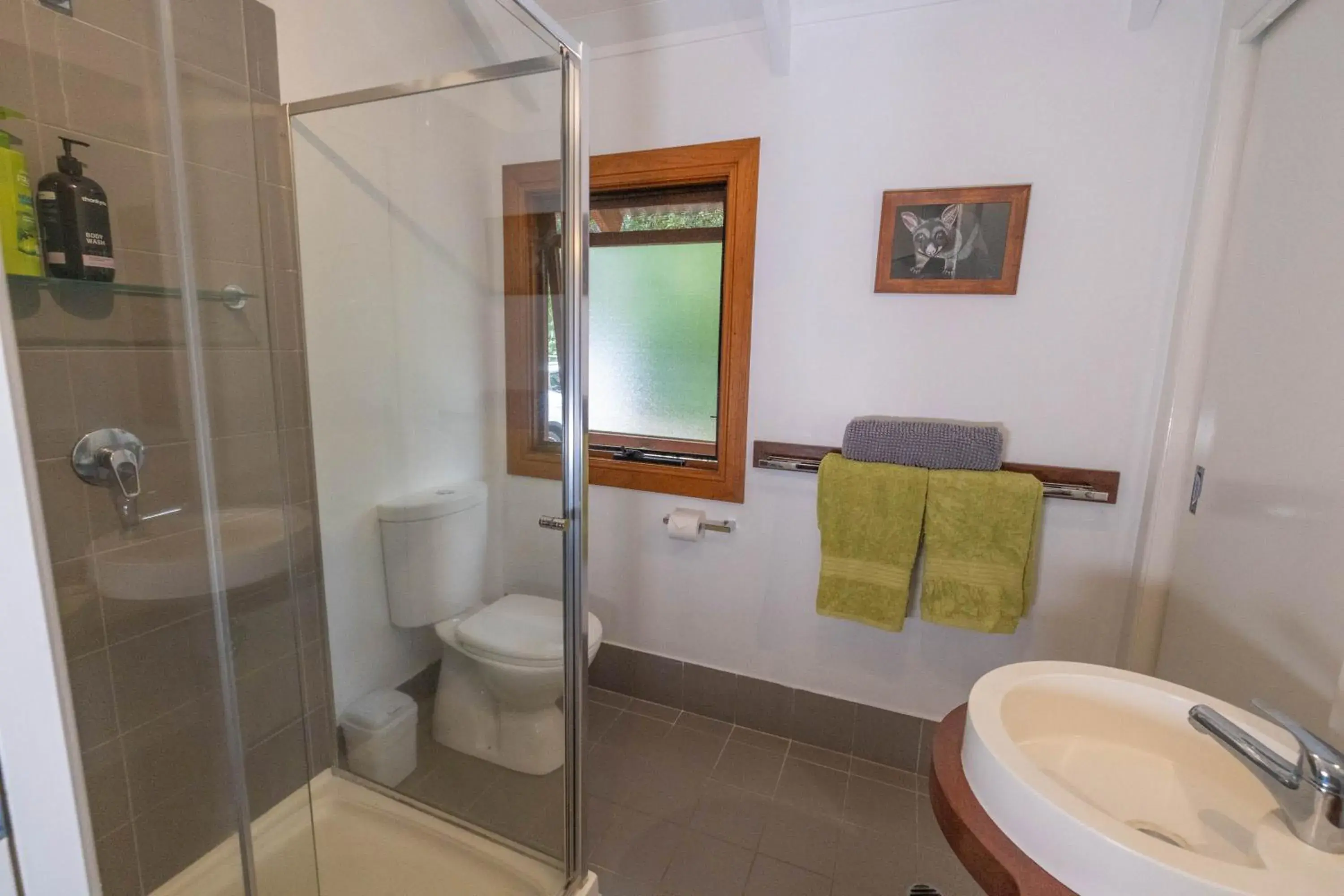 Bathroom in Airlie Beach Eco Cabins - Adults Only