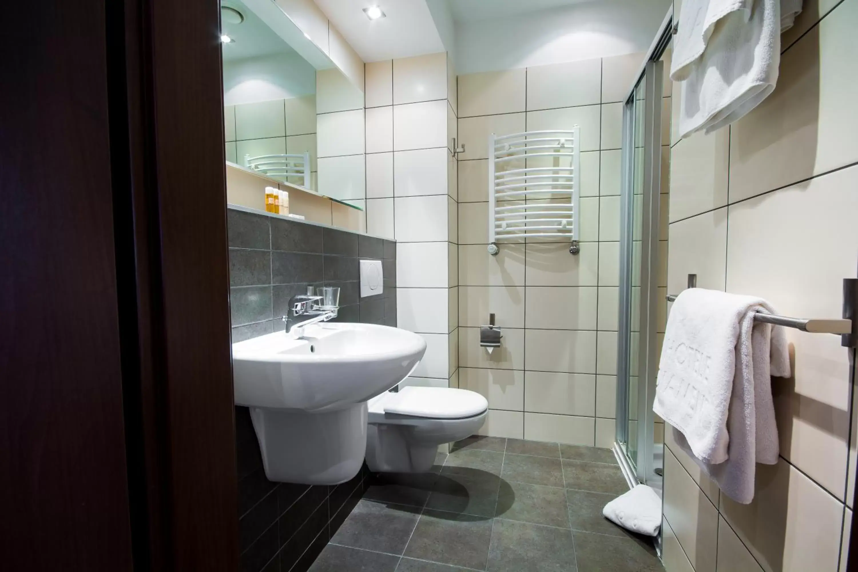 Shower, Bathroom in Park Hotel Diament Wroclaw