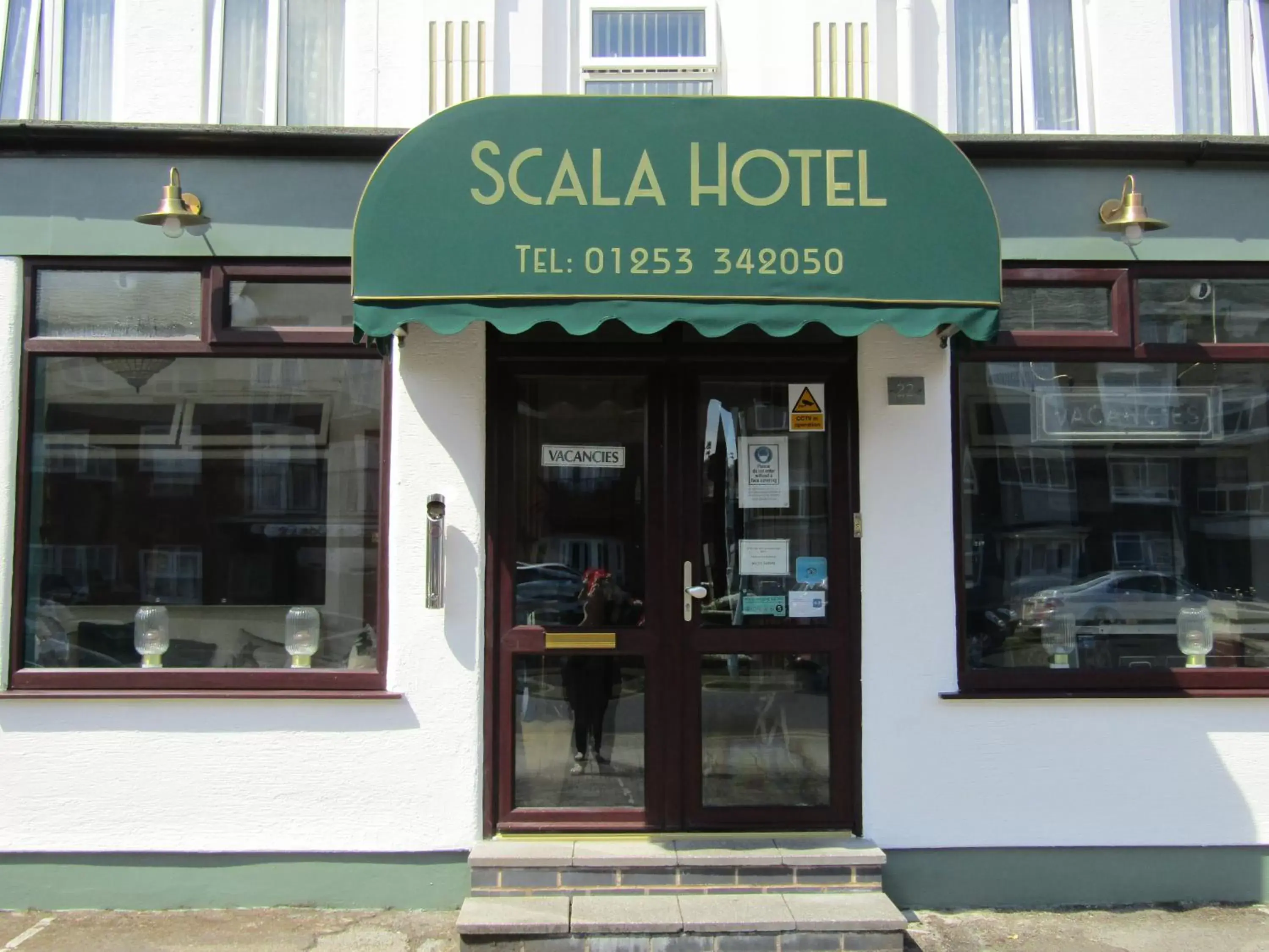 Facade/entrance in The Scala Hotel
