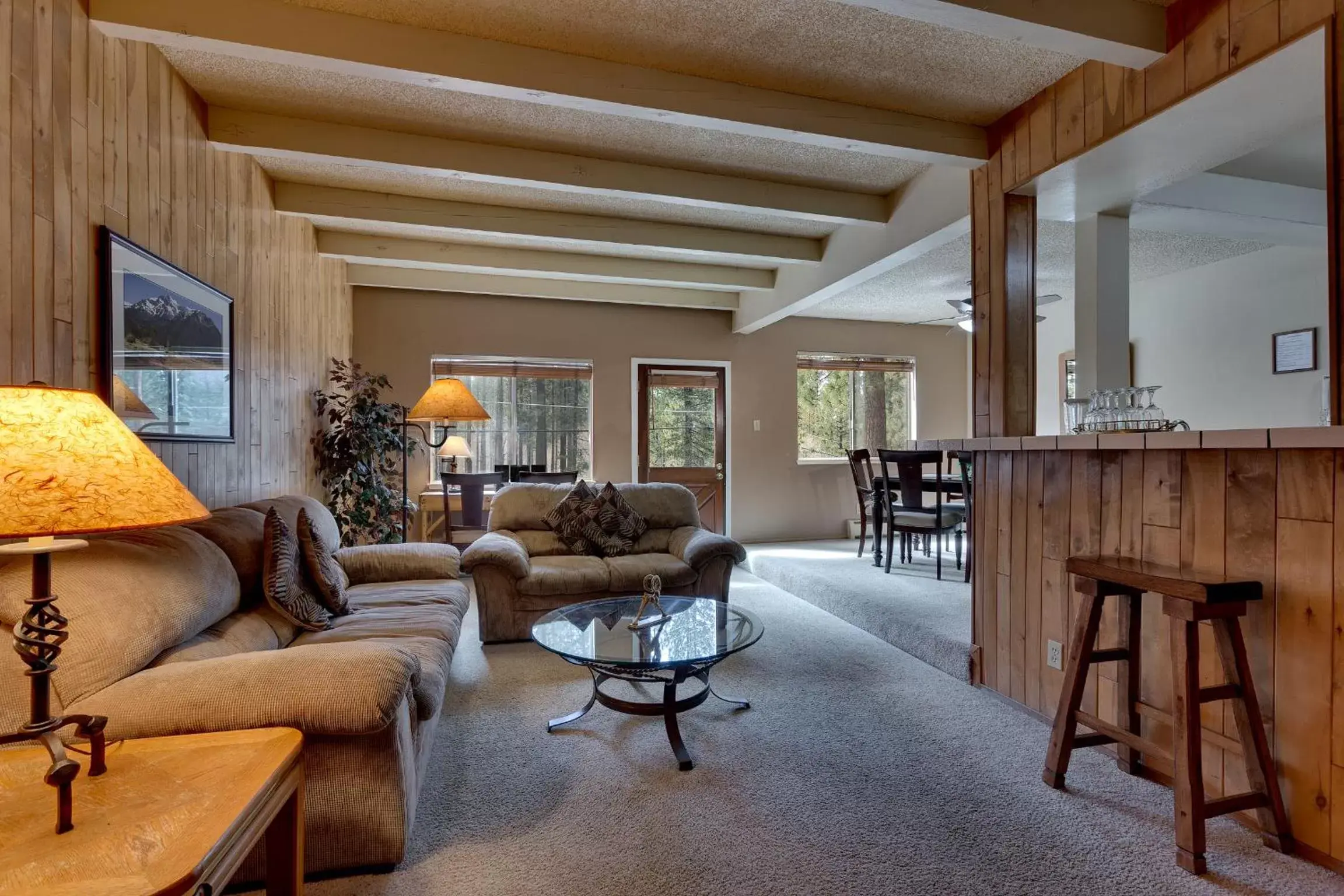 Living room, Seating Area in Heavenly Valley Townhouses