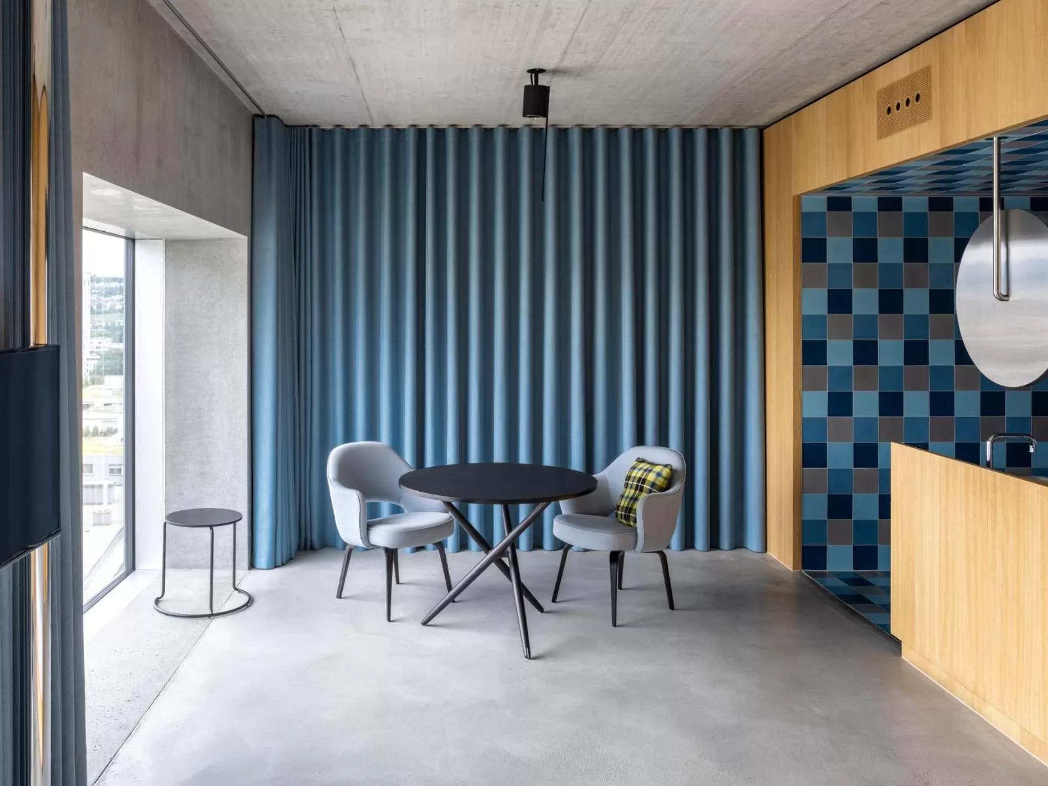 Seating area in Placid Hotel Design & Lifestyle Zurich