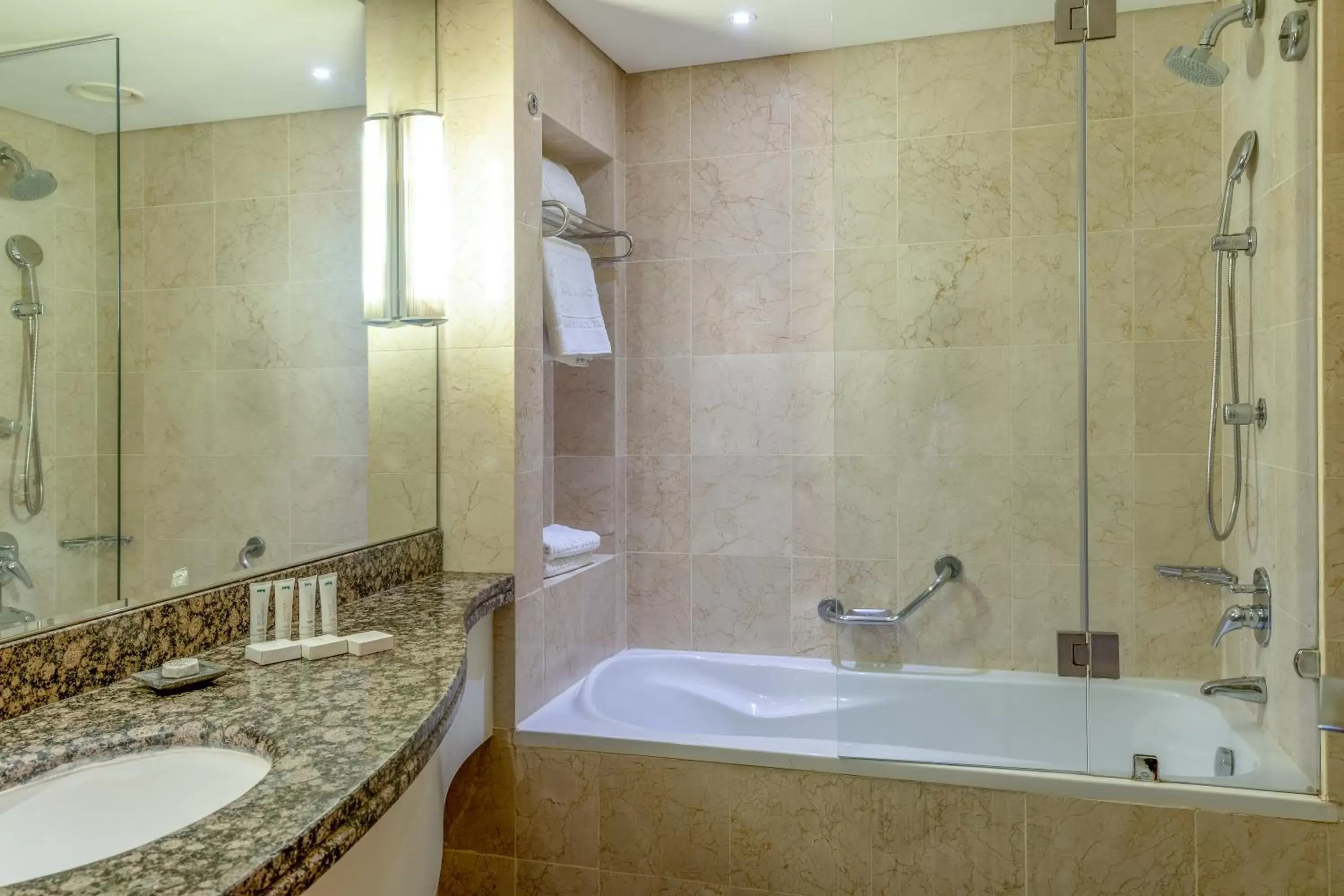 Shower, Bathroom in Kempinski Hotel Amman