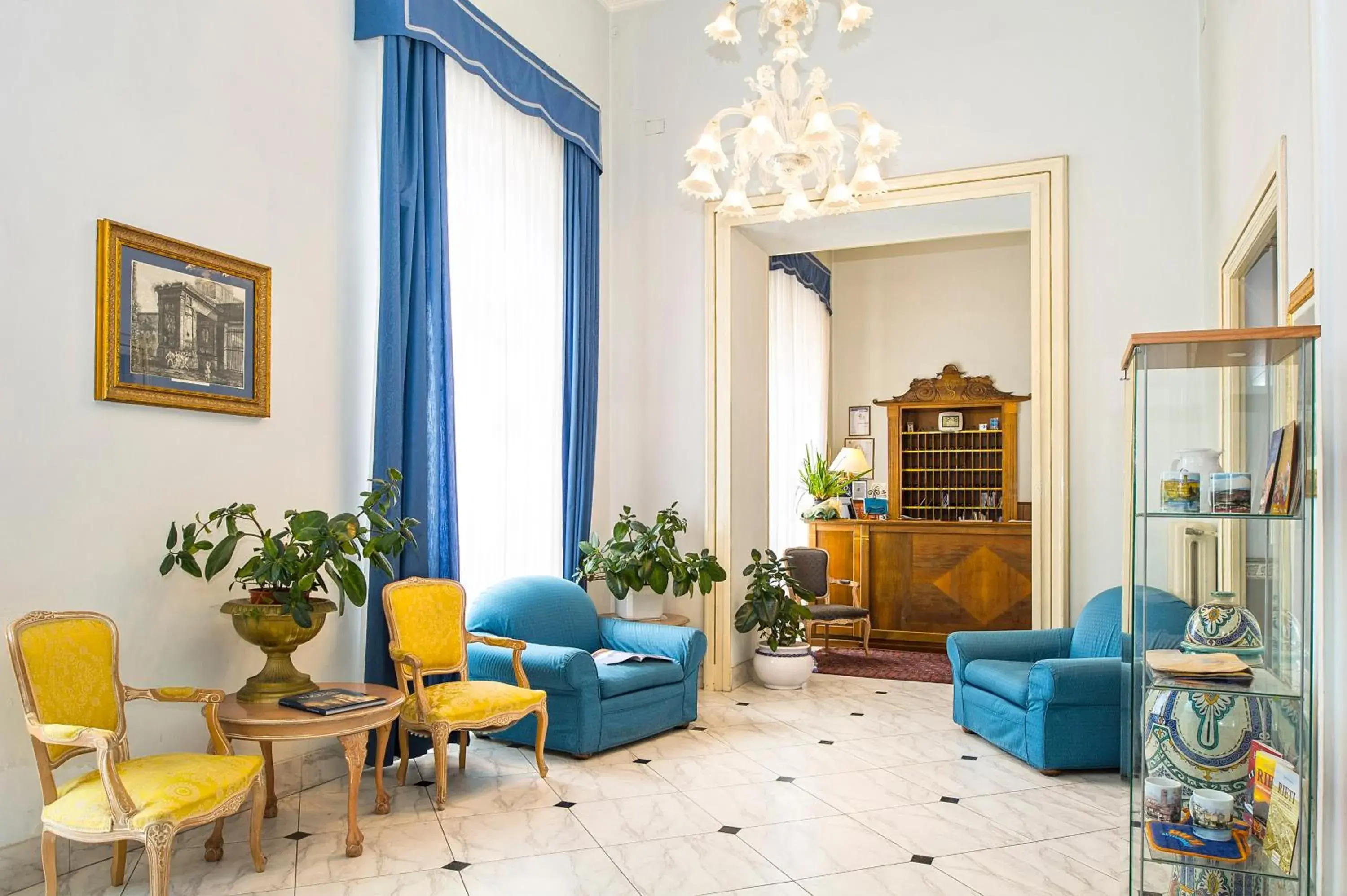 Lobby or reception, Seating Area in Grande Albergo Quattro Stagioni