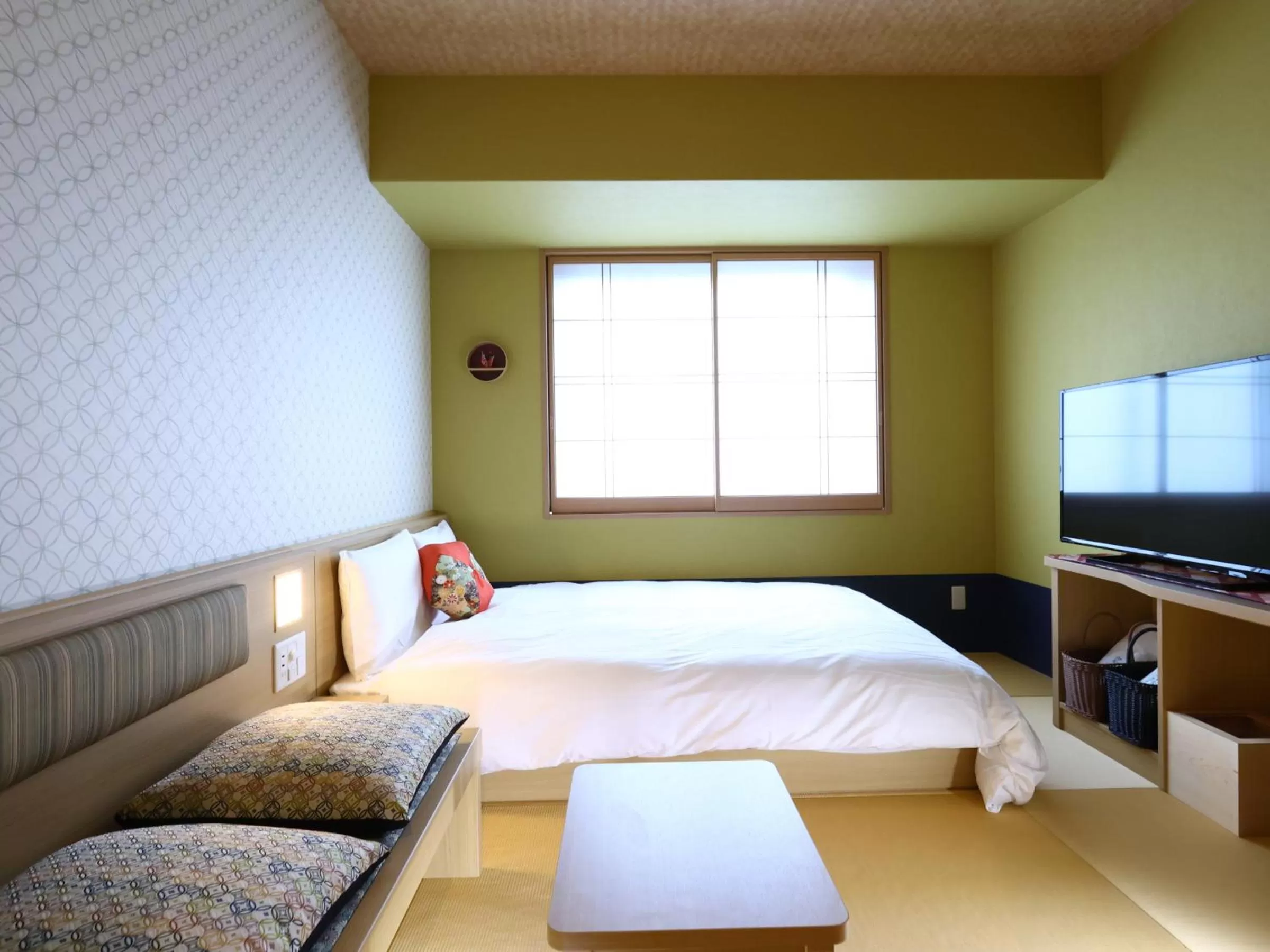 Bed in Onyado Nono Osaka Yodoyabashi