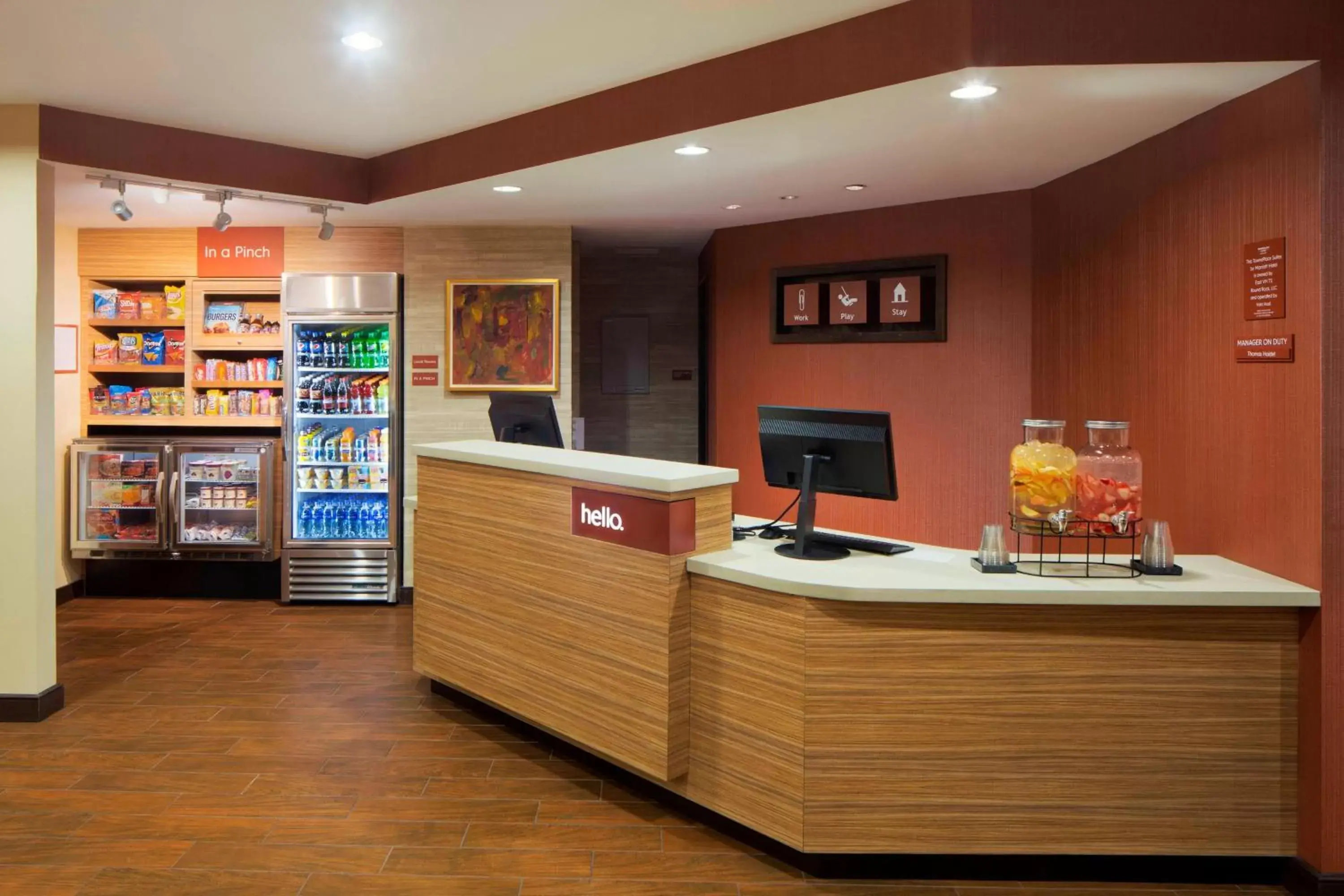Lobby or reception, Lobby/Reception in TownePlace Suites by Marriott Austin Round Rock