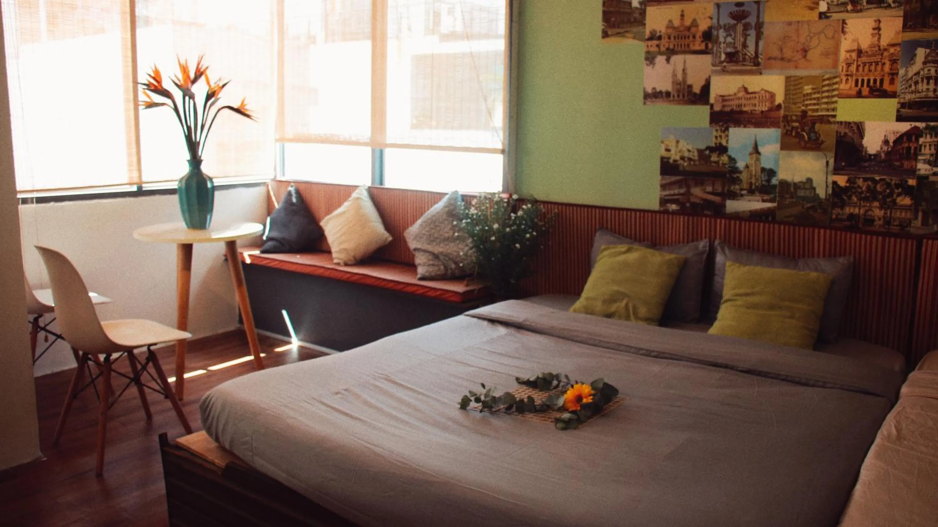 Living room, Bed in Coucou Homestead I - Homestay & Dorm District 1