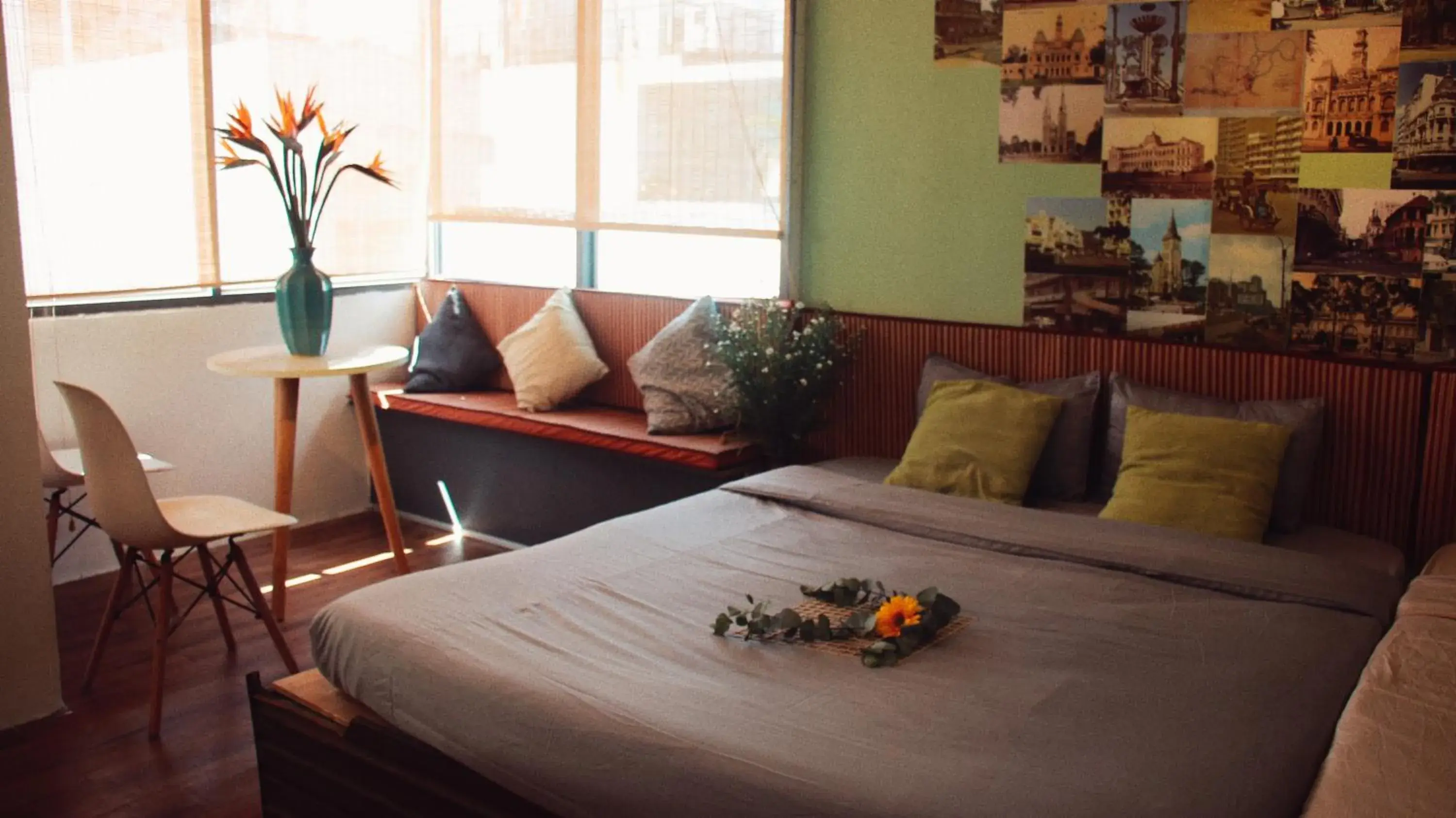 Living room, Bed in Coucou Homestead I - Homestay & Dorm District 1 Living room, Bed in Coucou Homestead I - Homestay & Dorm District 1