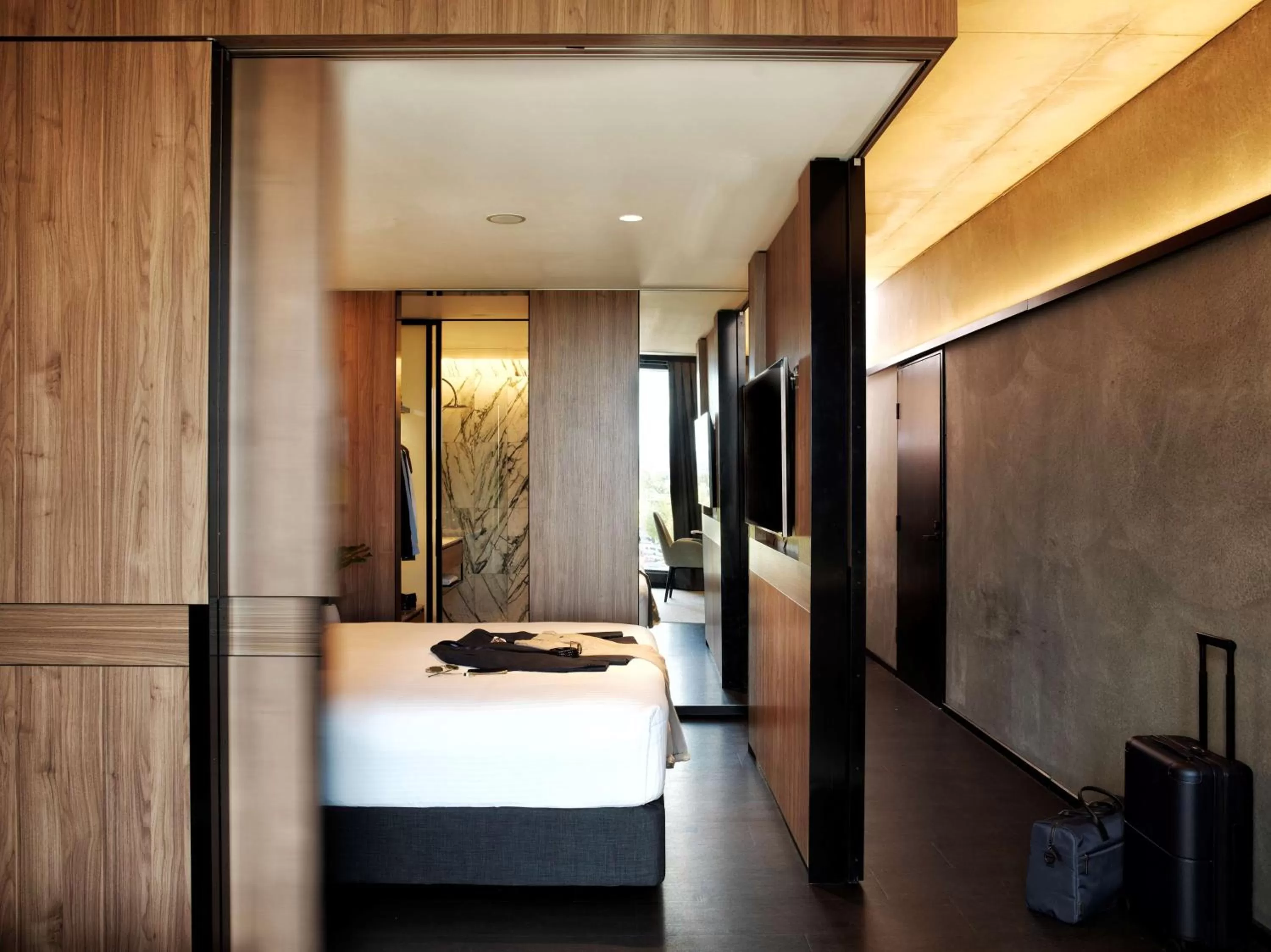 Bedroom, Bed in A by Adina Canberra