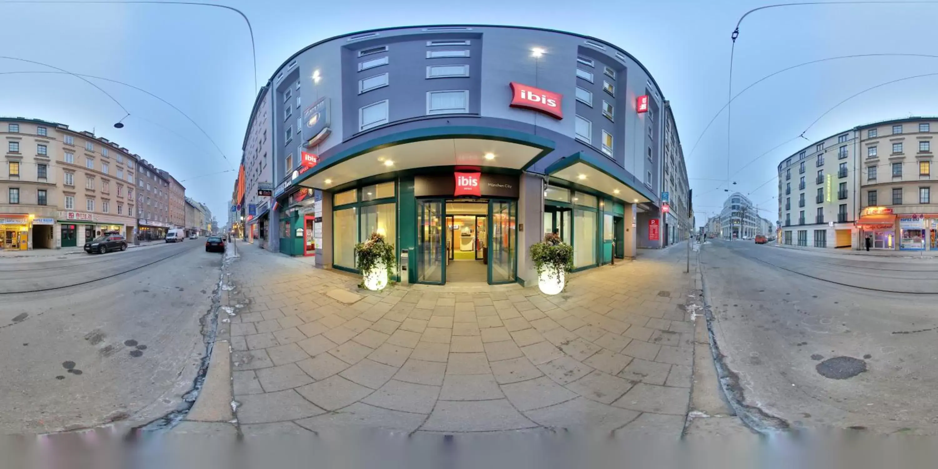 Property building in ibis Hotel München City